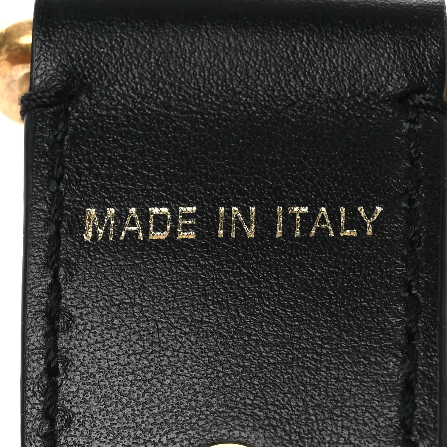 Canvas Embroidered Shoulder Strap White Gold - Image 3
