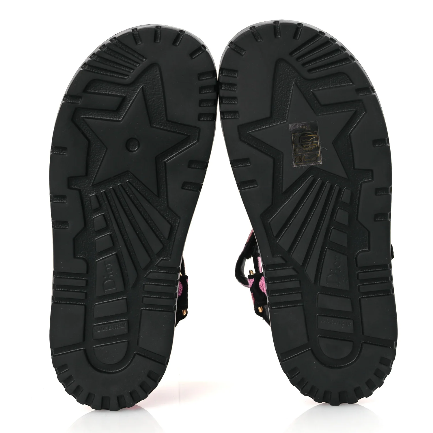 Canvas Embroidered Velvet Jardin Indien 10mm D-Wave Sandals 39 Pink Multicolor - Image 7