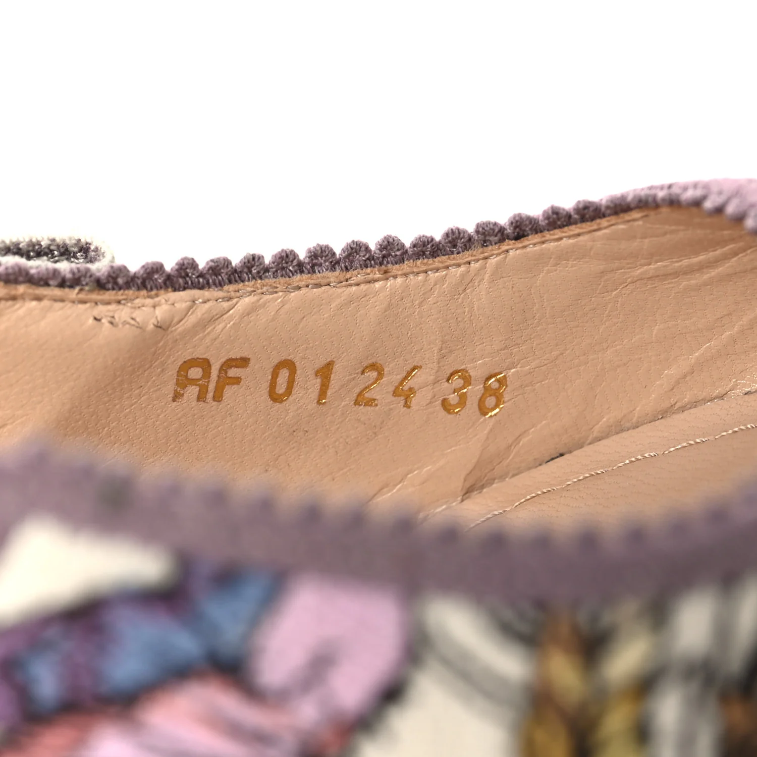 Canvas Embroidered Voyage Cotton Ribbon J'Adior Slingback 65mm Pumps 38 Poudre Multicolor - Image 7