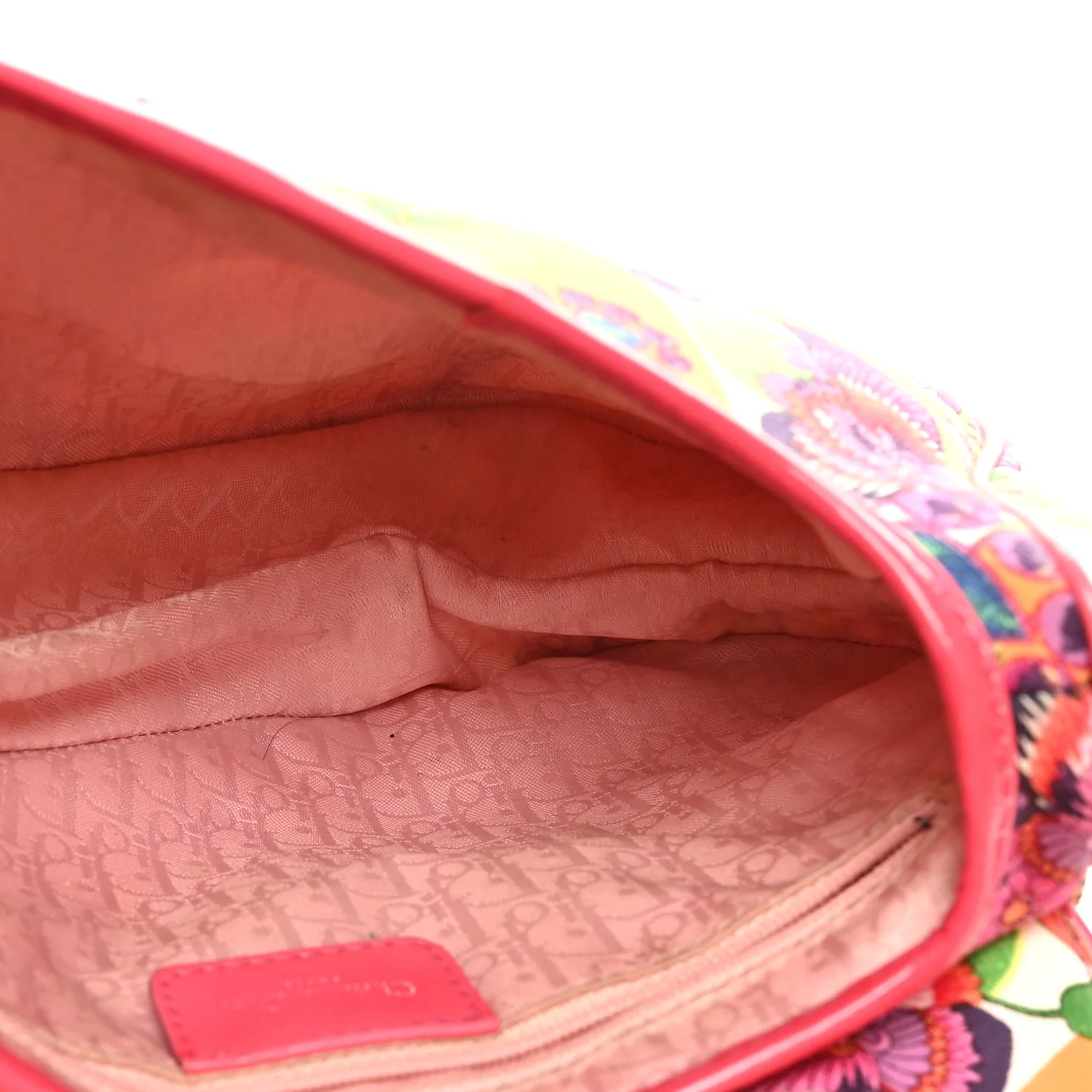Canvas Floral Hawaii Glamour Saddle Bag Multicolor - Image 5