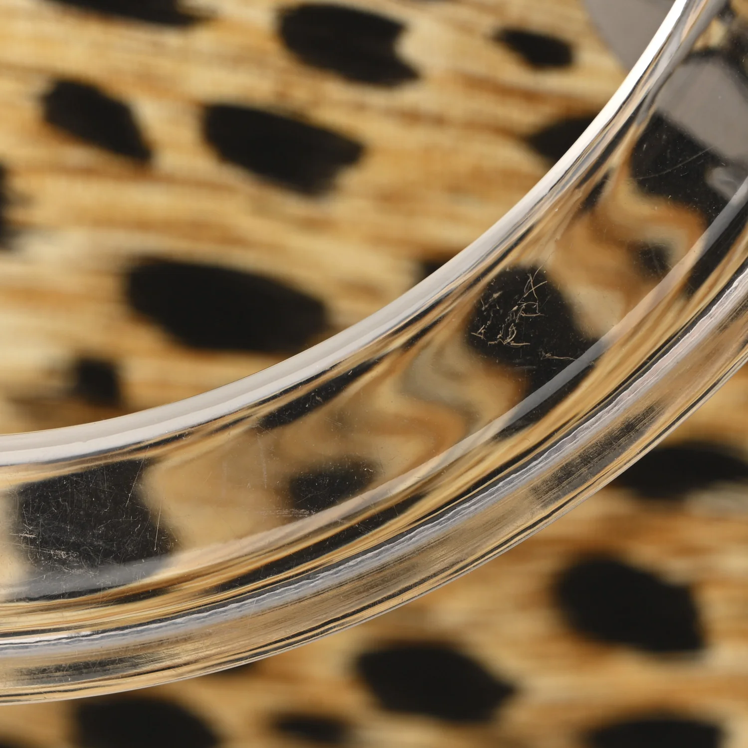 Canvas Leopard Print Medium Lady Dior - Image 11