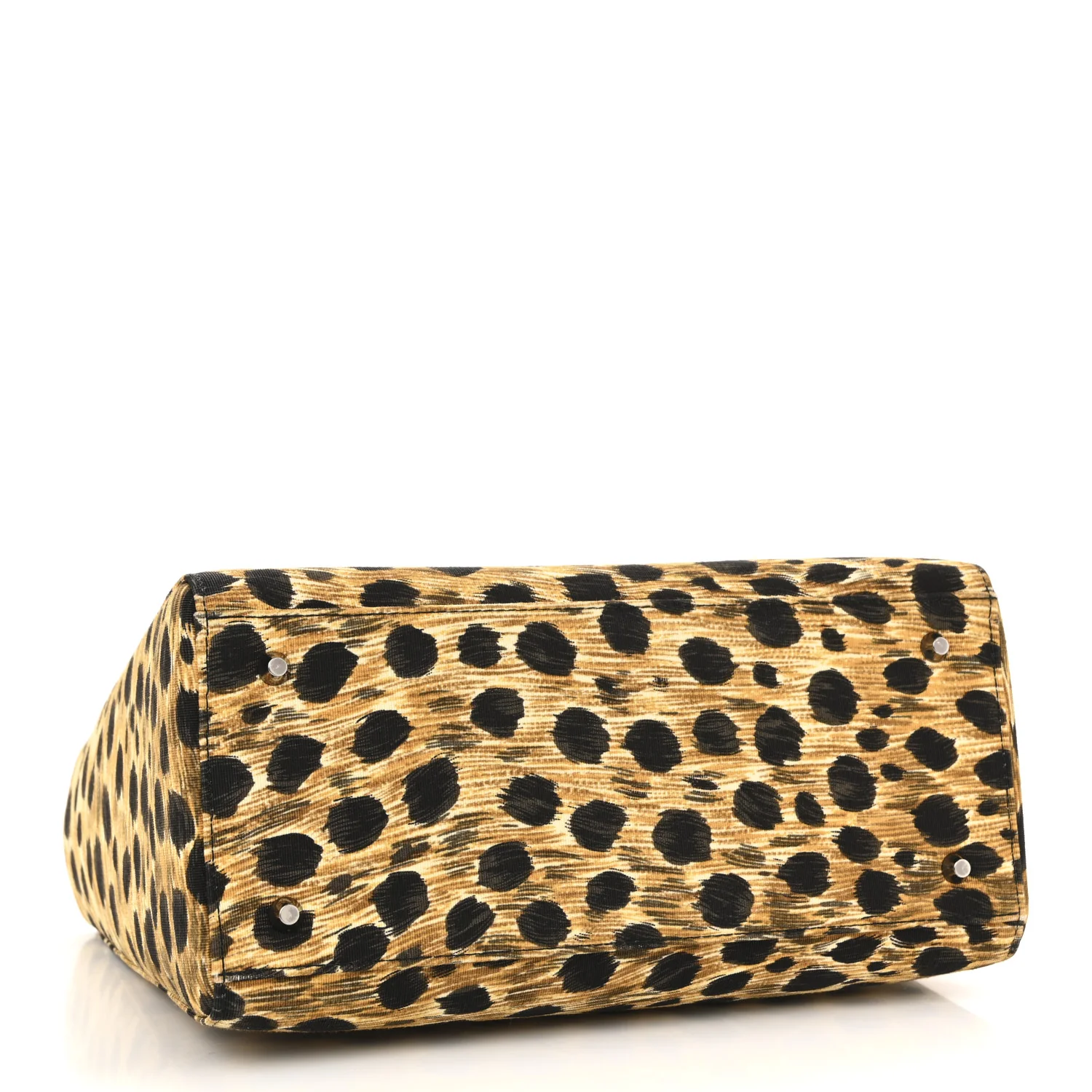 Canvas Leopard Print Medium Lady Dior - Image 4
