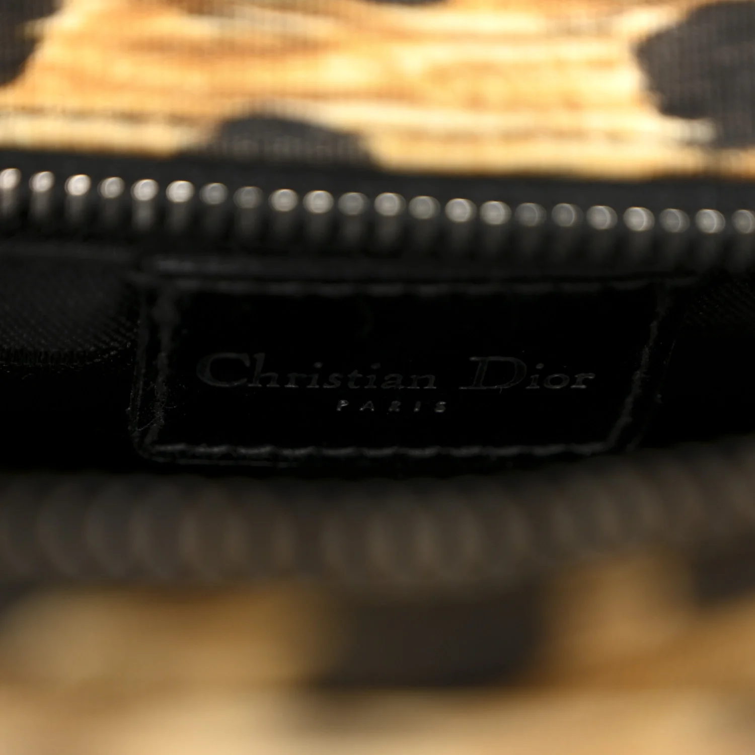 Canvas Leopard Print Medium Lady Dior - Image 6
