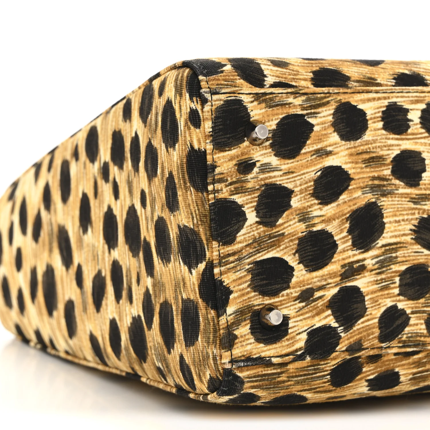 Canvas Leopard Print Medium Lady Dior - Image 9
