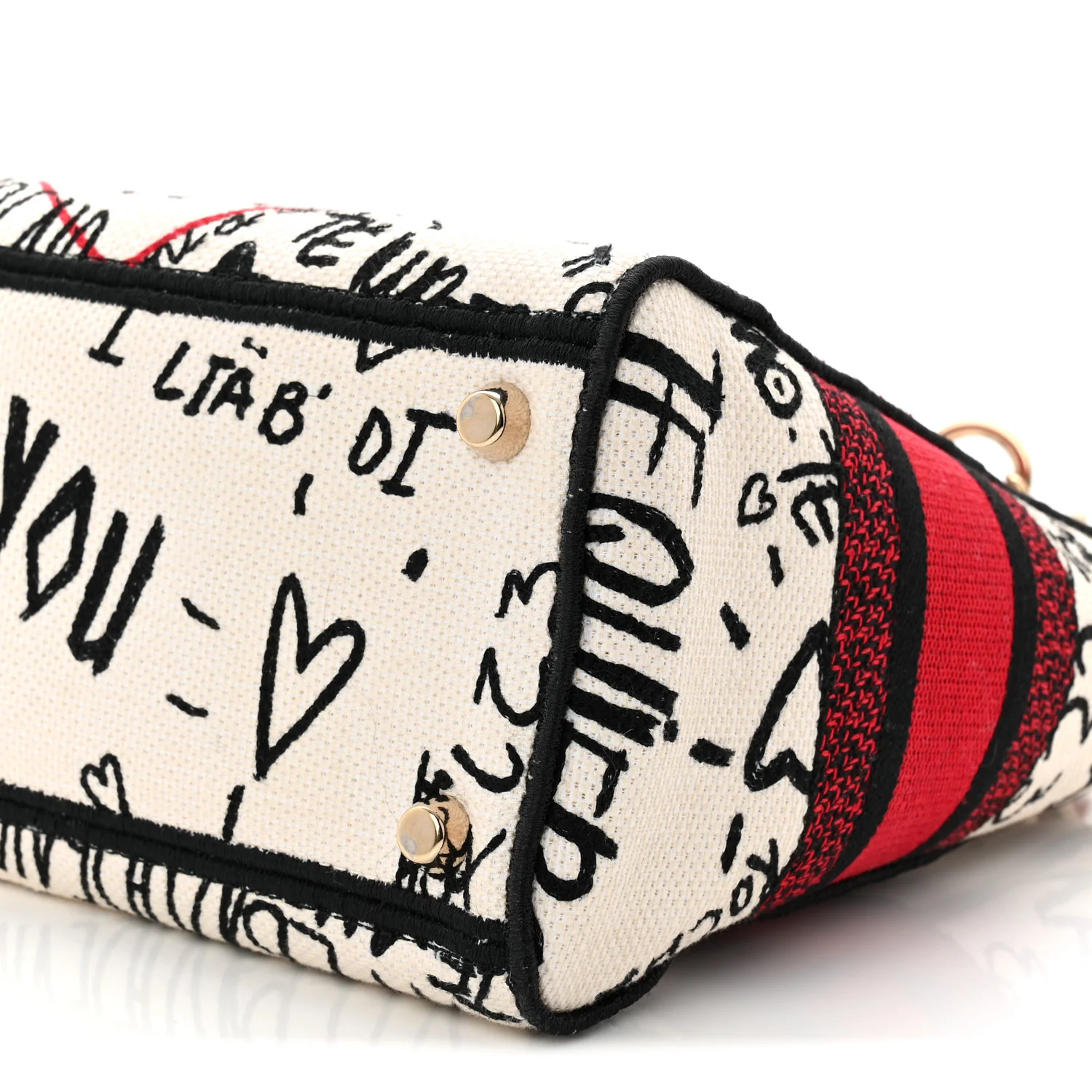 Canvas Medium DiorAmour Graffiti Lady D-Lite Latte - Image 10