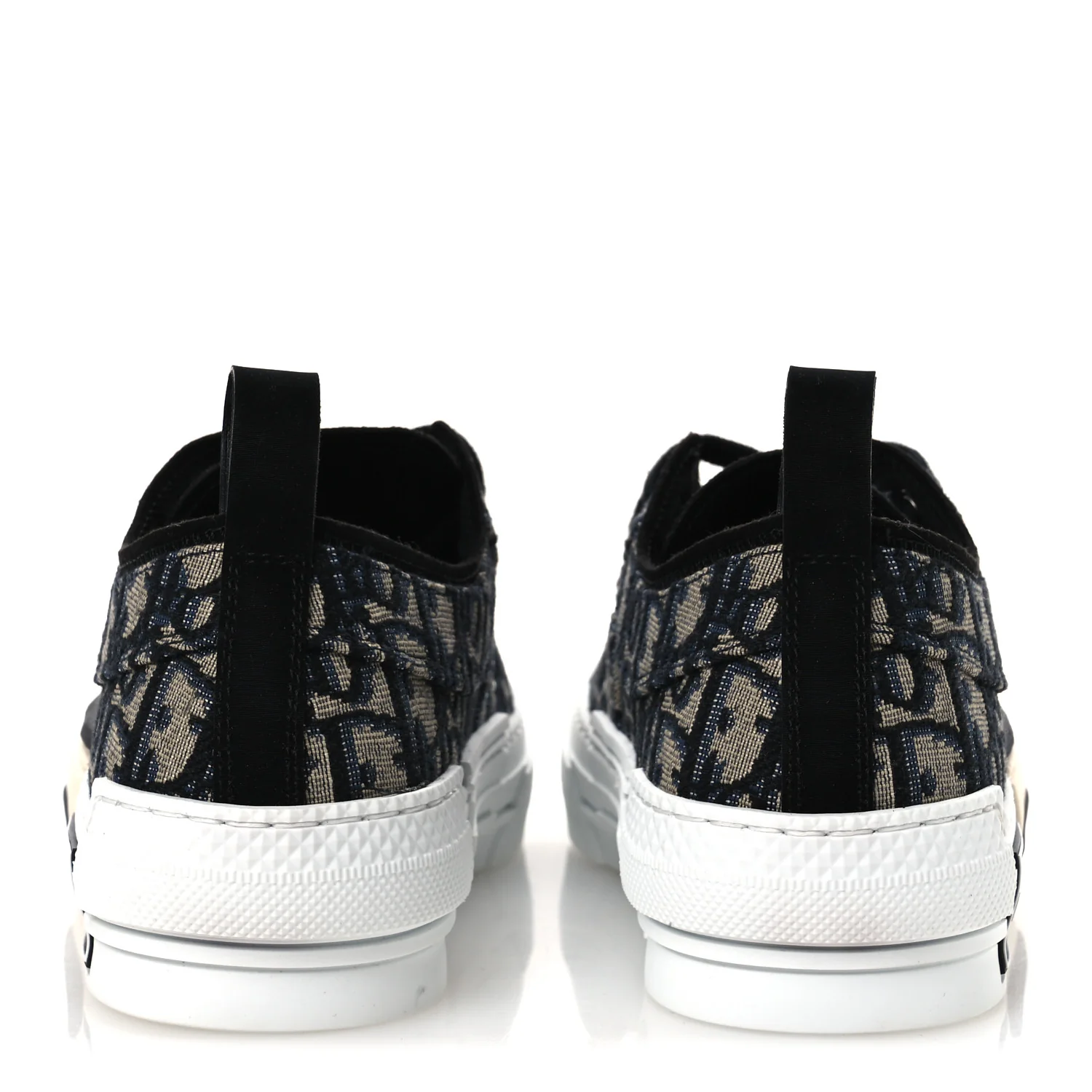 Canvas Oblique Walk'N'Dior Low Top Sneakers 37 Deep Blue - Image 6