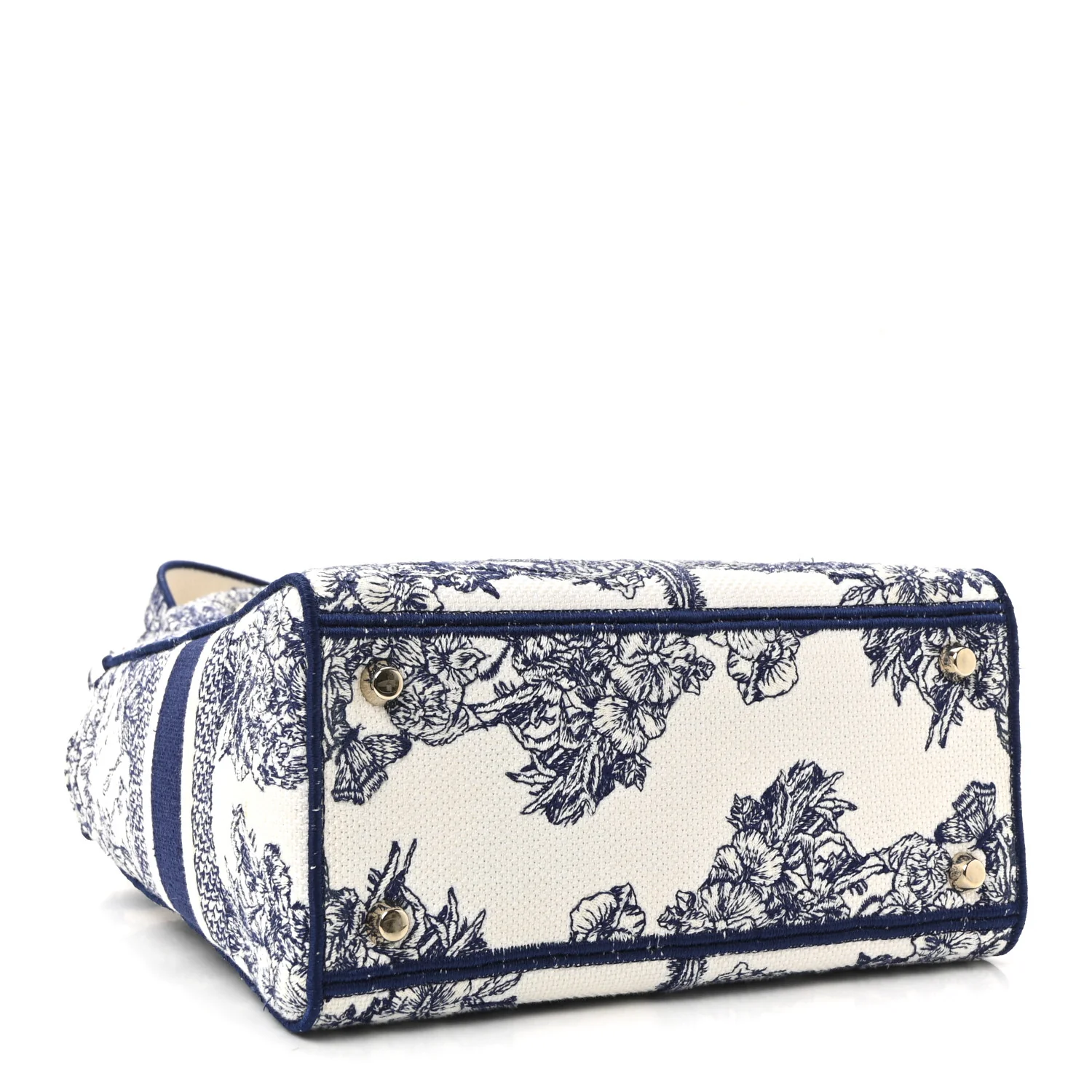 Canvas Reverse Embroidered RĂȘve d'Infini Medium Lady D-Lite Blue Multicolor - Image 4