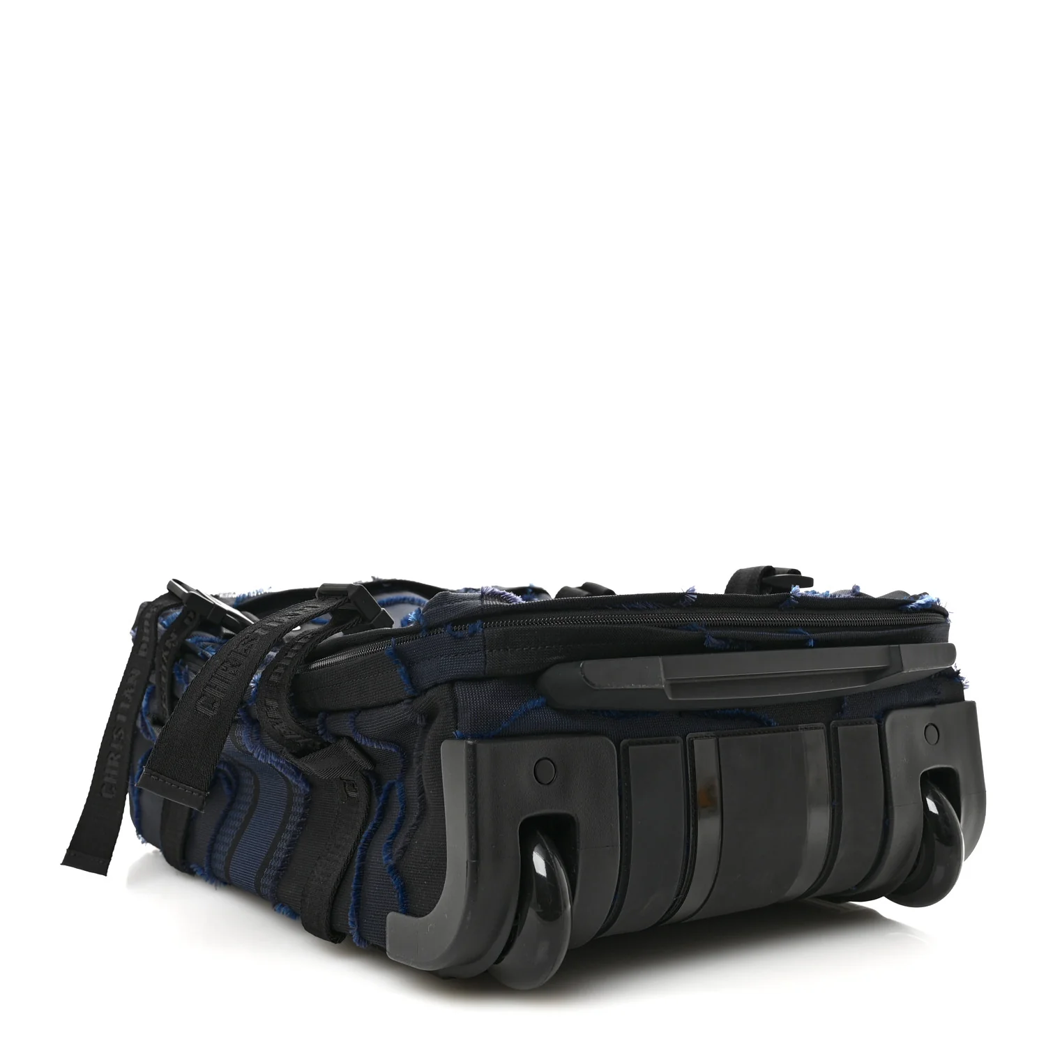Canvas Small Diortravel Suitcase Blue Multicolor - Image 3