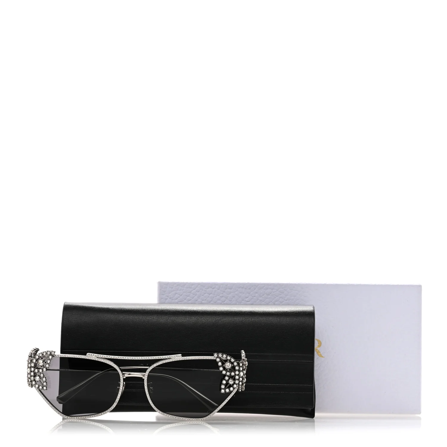 Crystal Butterfly DiorFantastica Sunglasses Black - Image 8