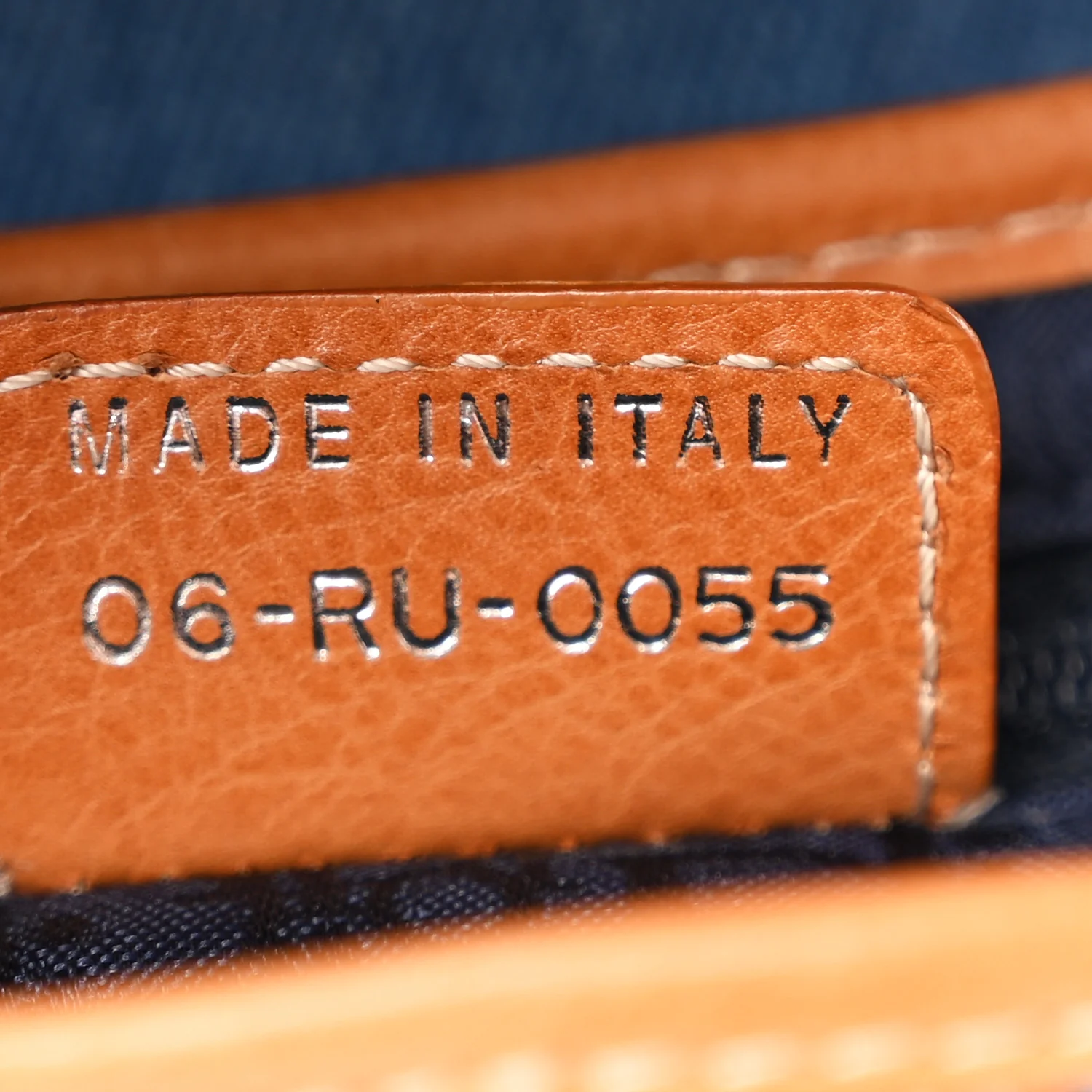 Denim Embroidered Saddle Bag Blue - Image 7