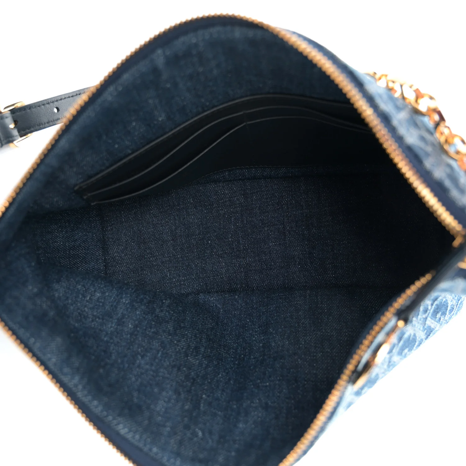 Denim Oblique Jacquard DiorStar Hobo Bag Blue - Image 5