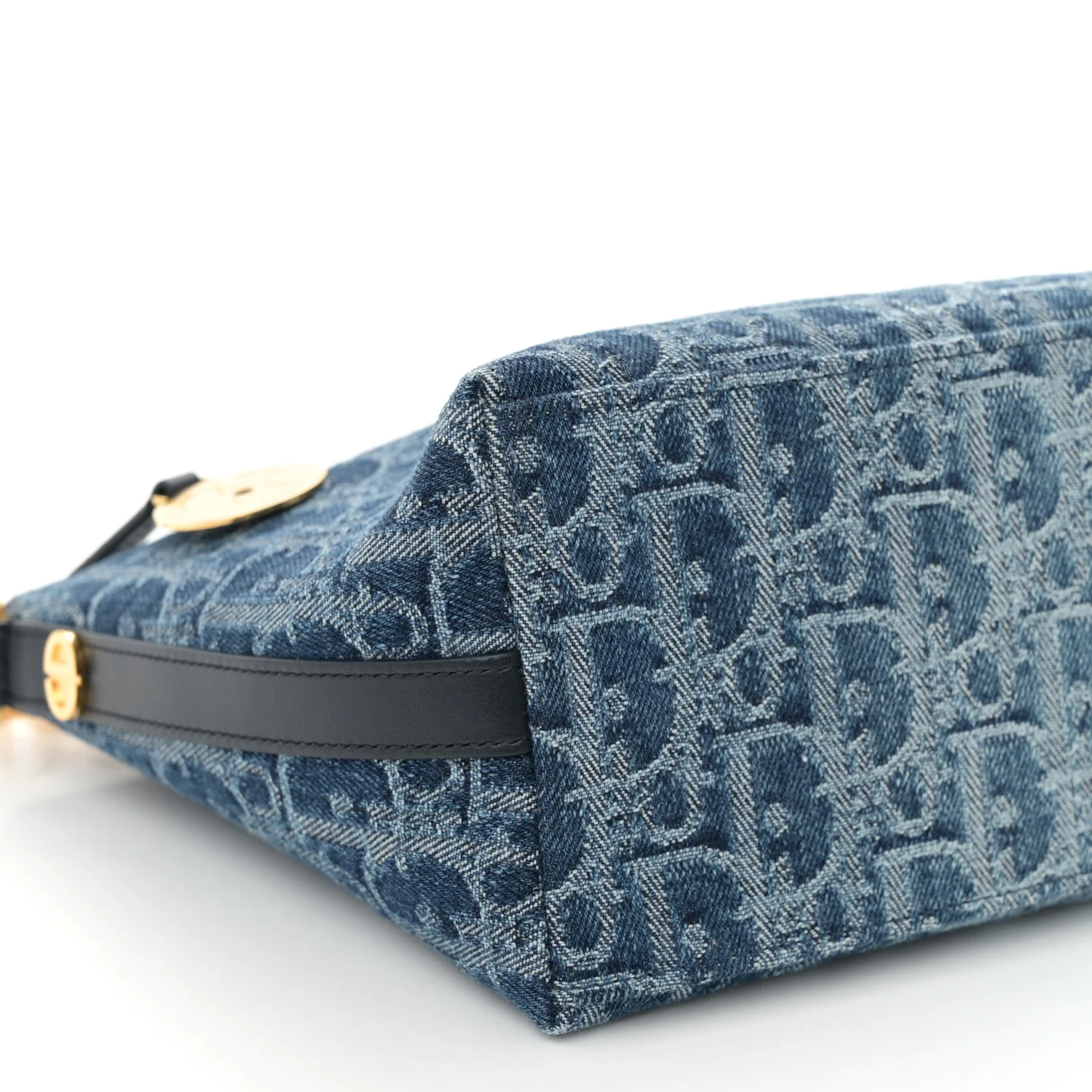 Denim Oblique Jacquard DiorStar Hobo Bag Blue - Image 8