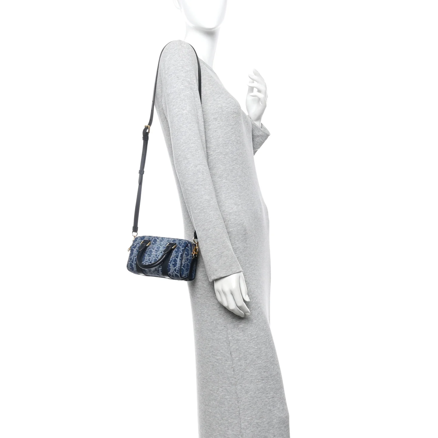 Denim Oblique Nano Groove 17 Bag Blue - Image 2