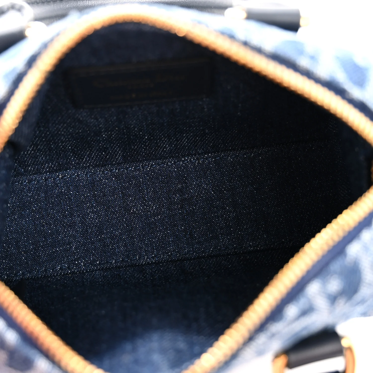 Denim Oblique Nano Groove 17 Bag Blue - Image 5