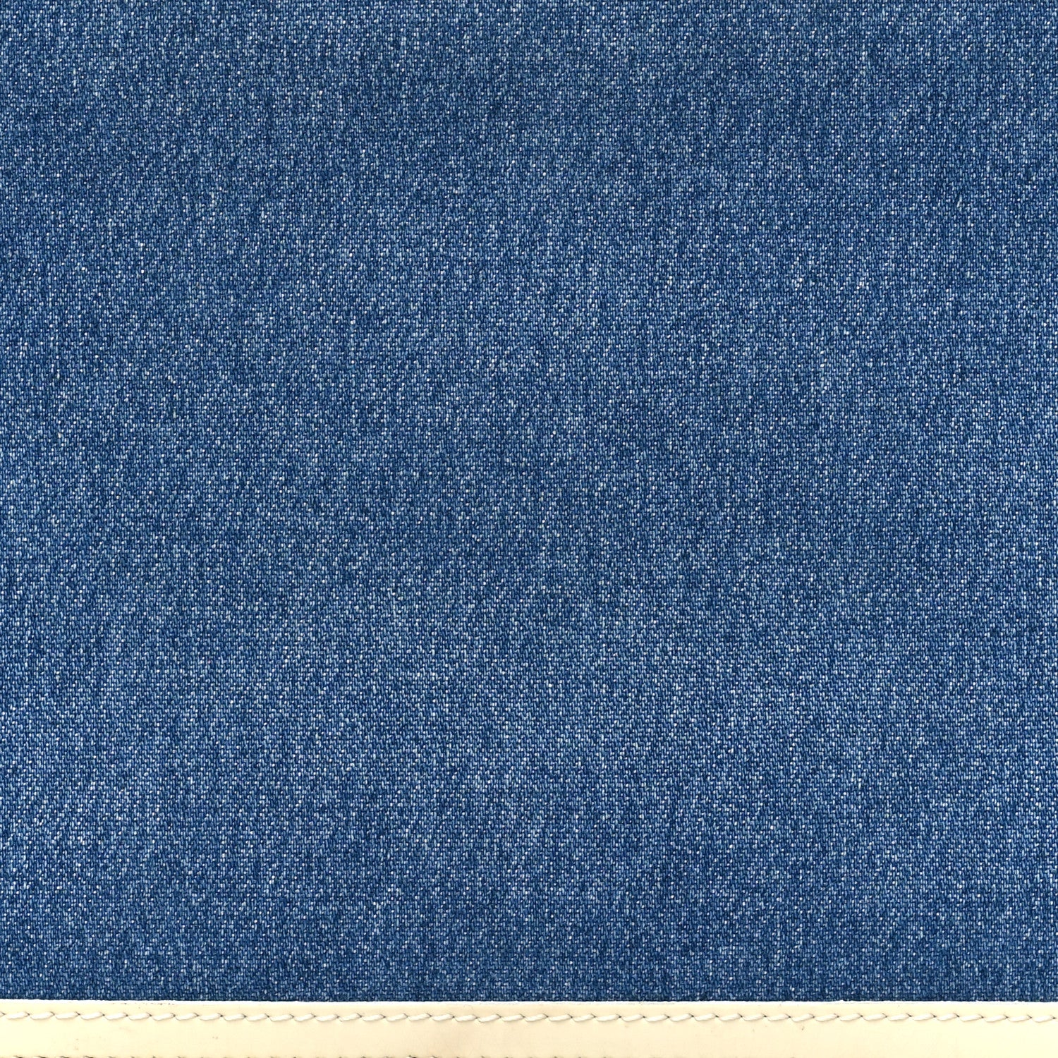 Denim Patent Diorella Rectangular Bag Blue - Image 8