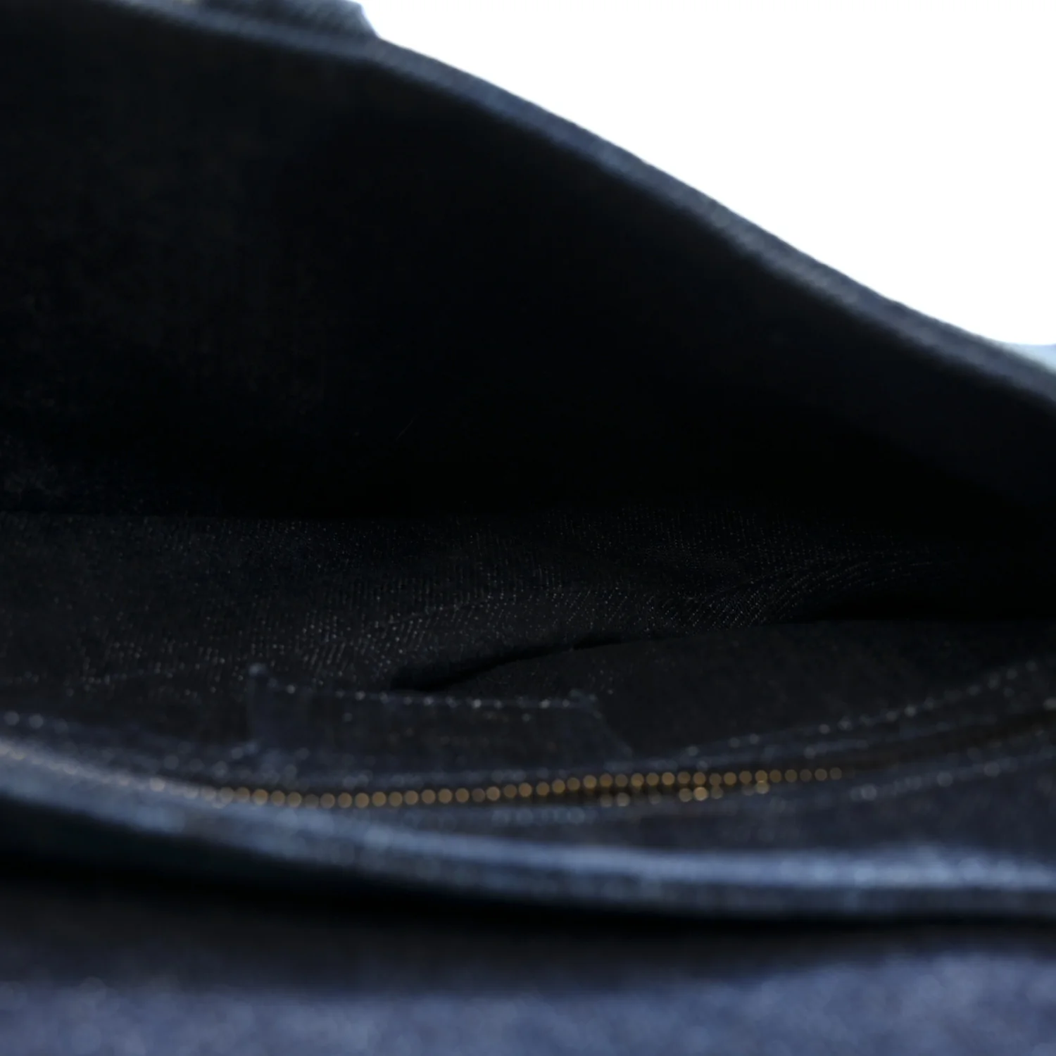 Denim Tie Dye Saddle Bag Blue - Image 5