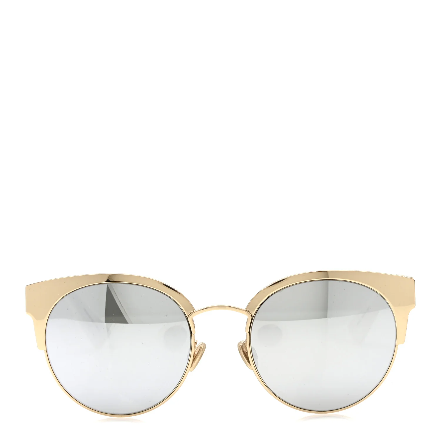 Diorama Mini Sunglasses White Gold - Image 2