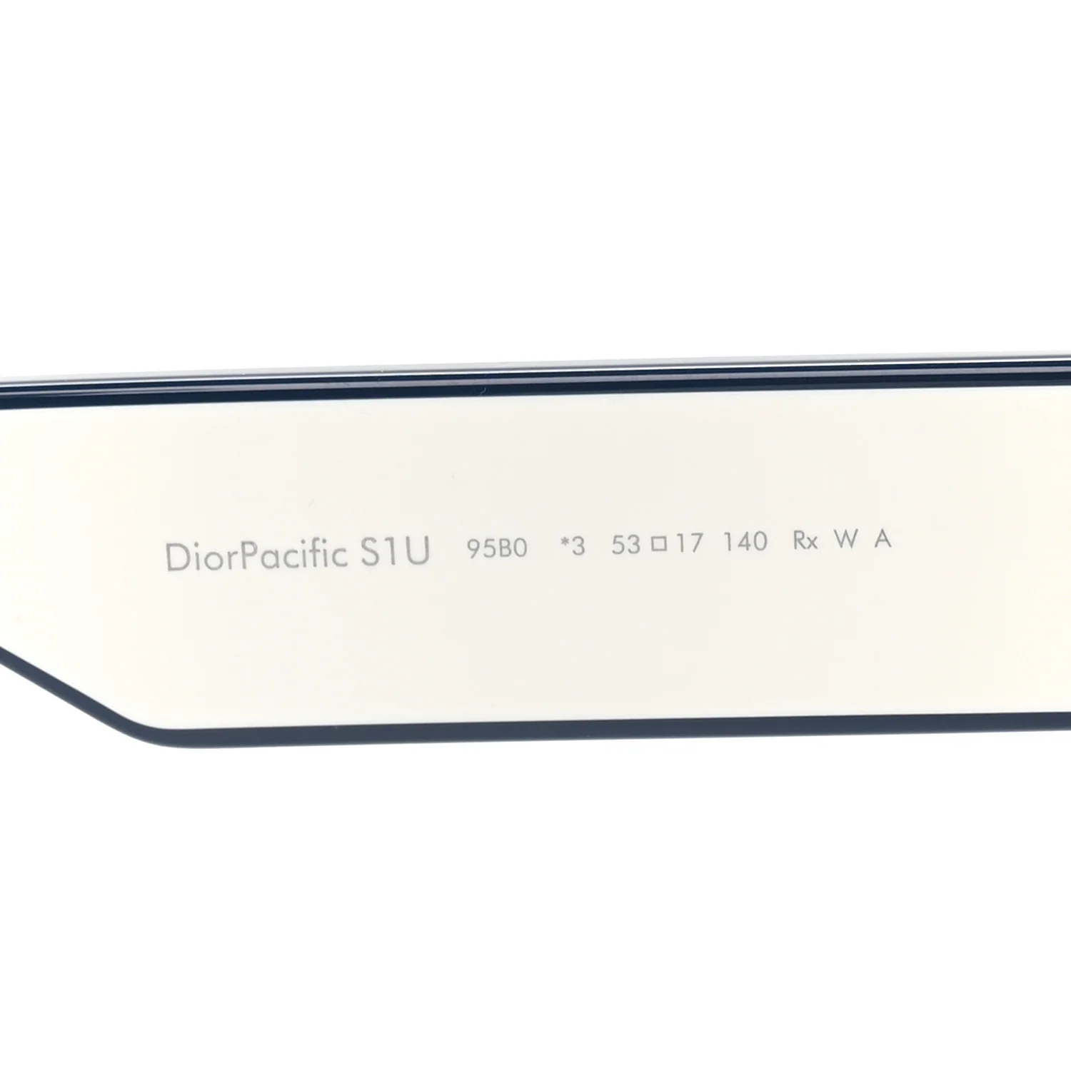 Diorpacific S1U Square Sunglasses White Blue - Image 5