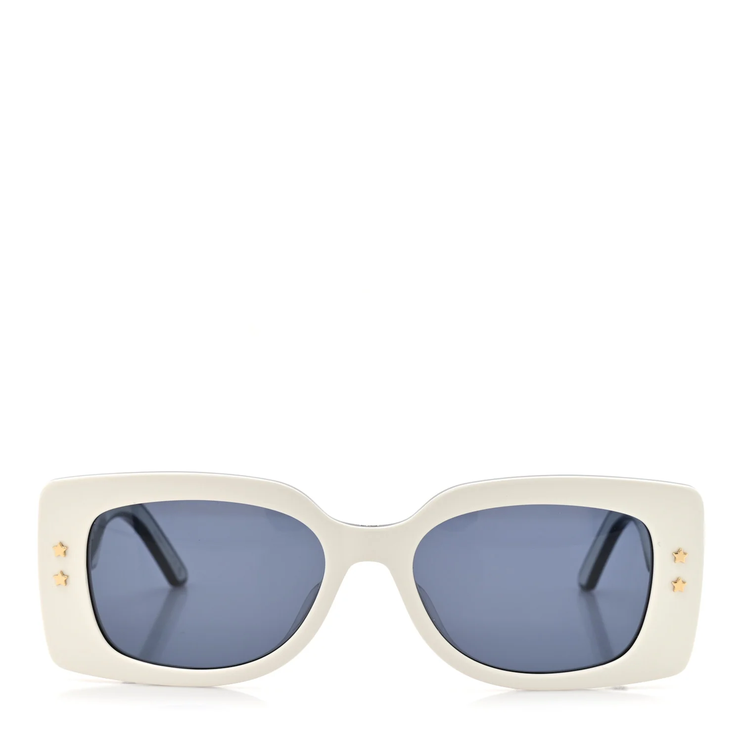 Diorpacific S1U Square Sunglasses White Blue - Image 2