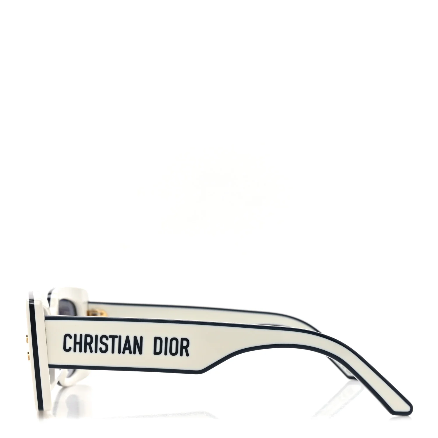 Diorpacific S1U Square Sunglasses White Blue - Image 3