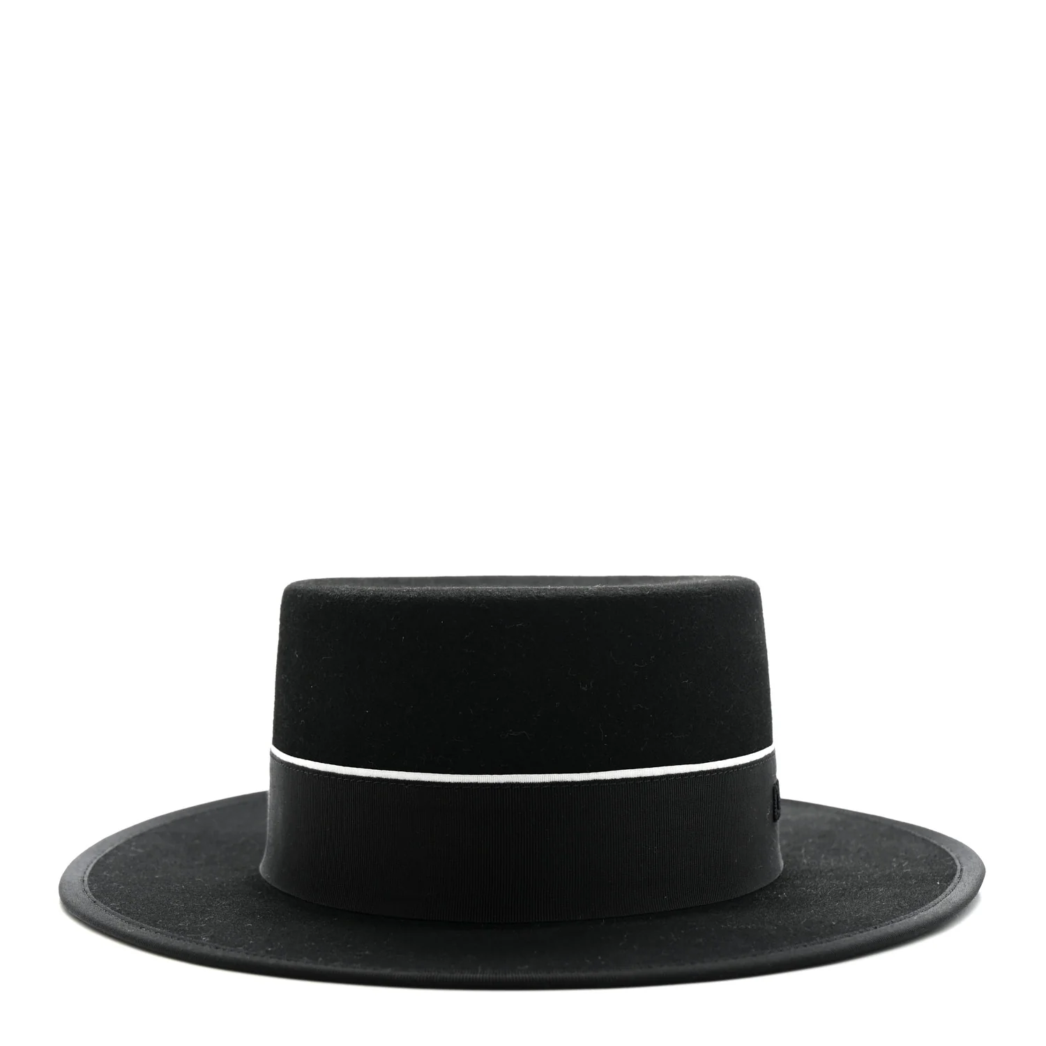 Felt Diorodeo Large Brim Hat 58 Black - Image 3