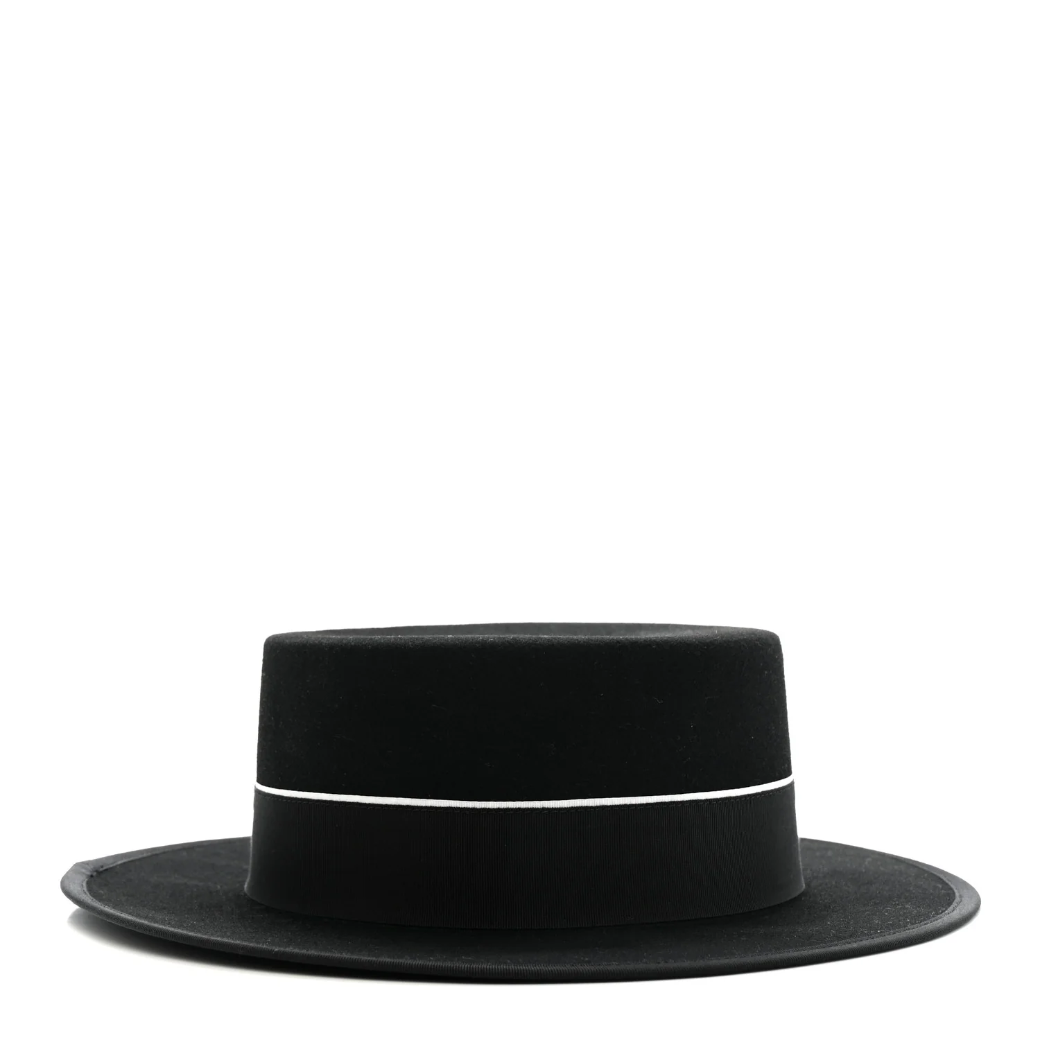 Felt Diorodeo Large Brim Hat 58 Black - Image 5