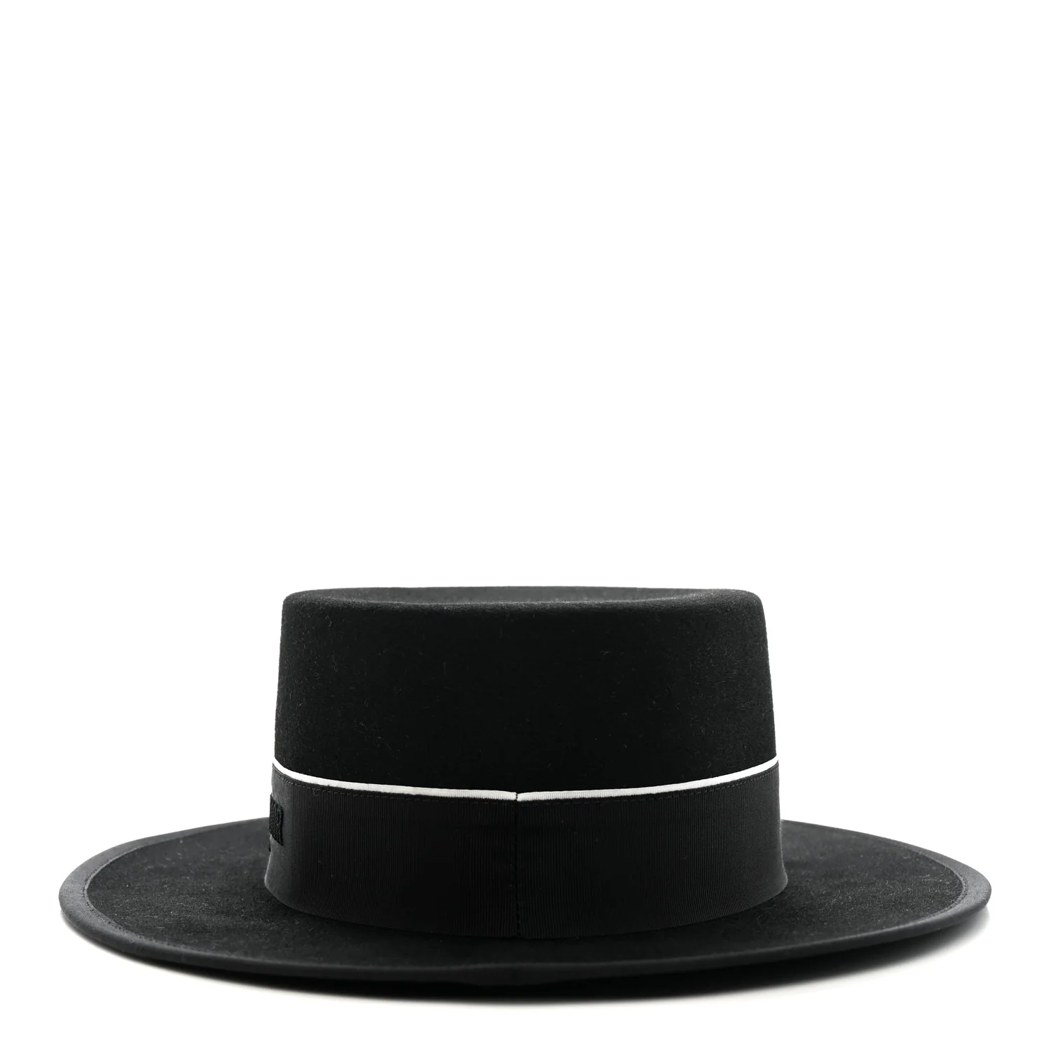 Felt Diorodeo Large Brim Hat 58 Black - Image 6