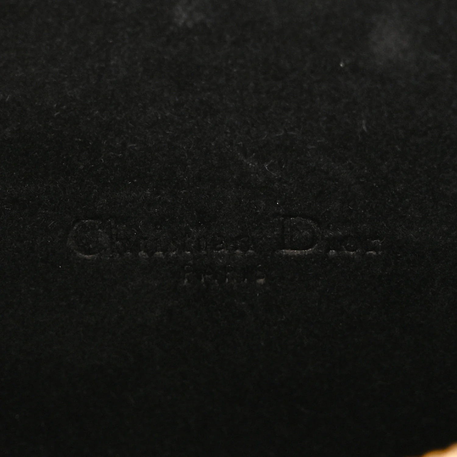 Grained Calfskin Caro Double Pouch Black - Image 6