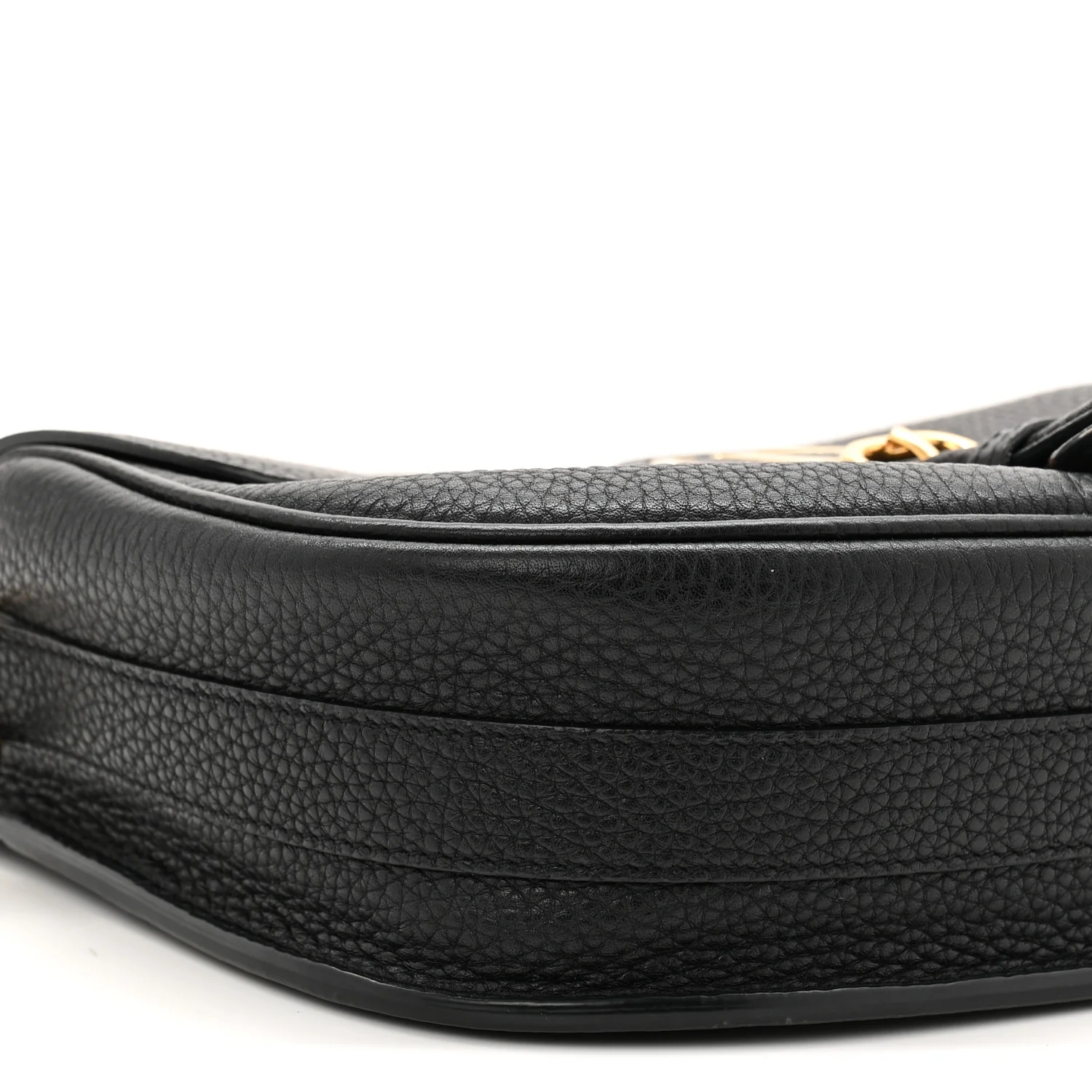 Grained Calfskin Medium Bobby Flap Black - Image 8