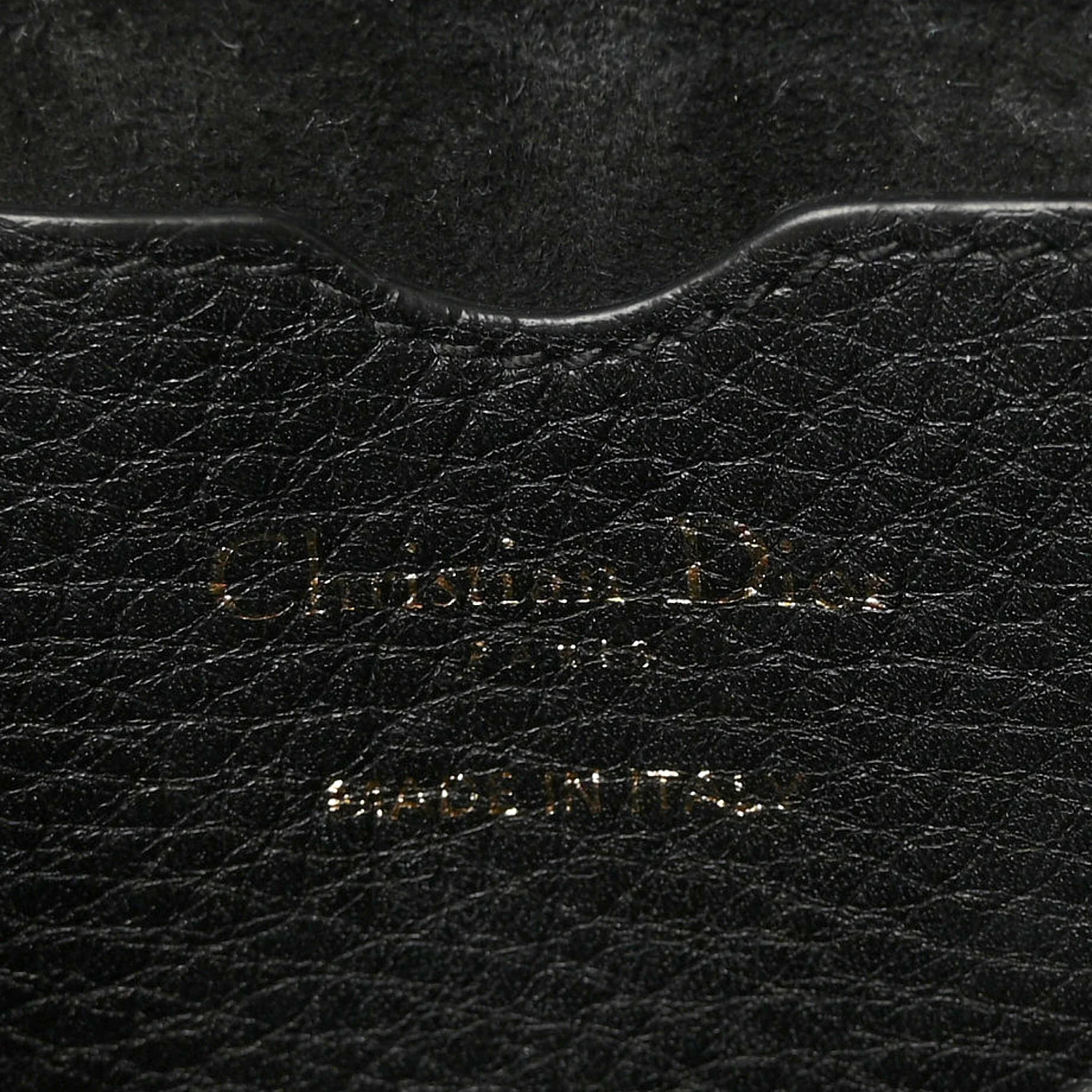 Grained Calfskin Medium Bobby Flap Black - Image 6