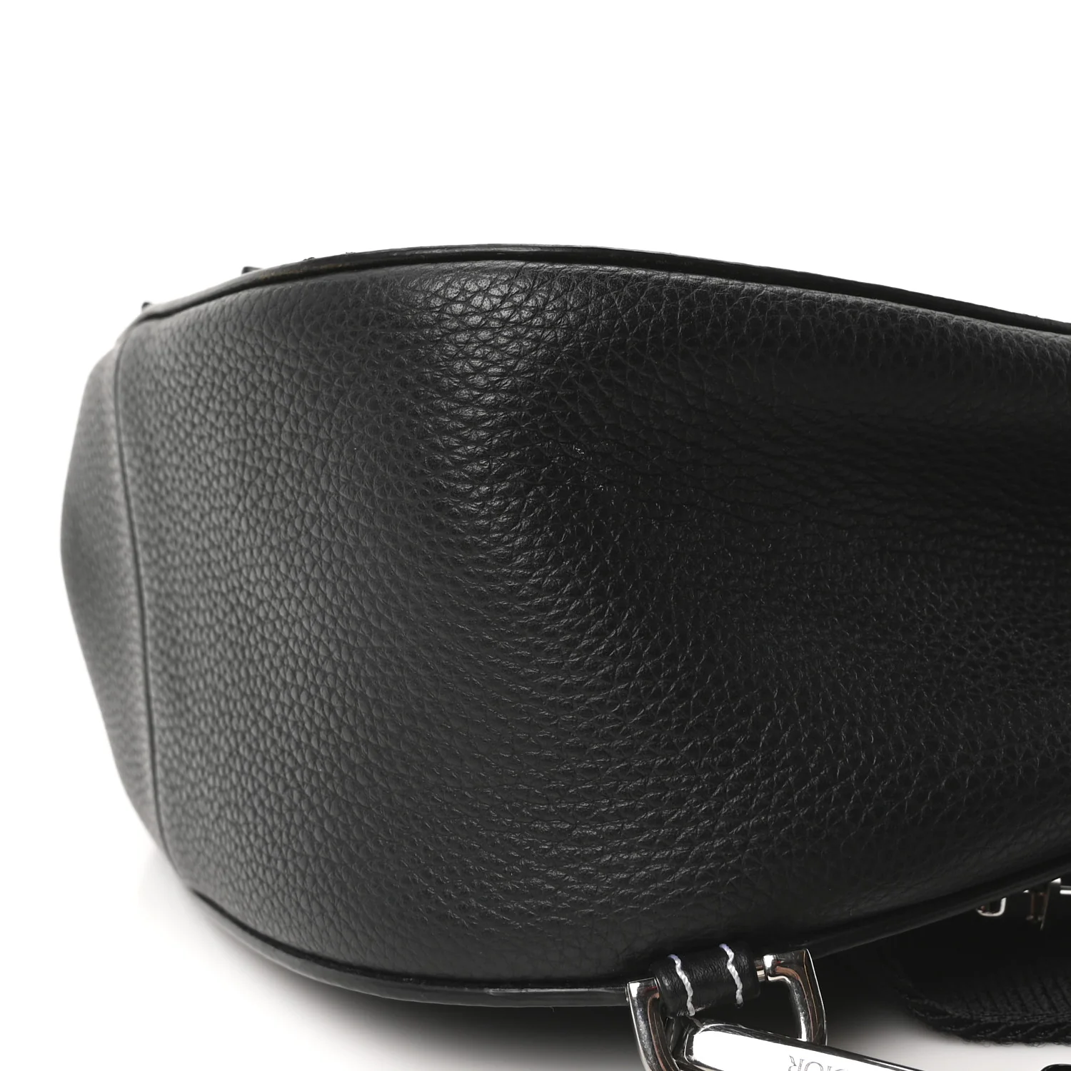 Grained Calfskin Mini Gallop Sling Bag Black - Image 10