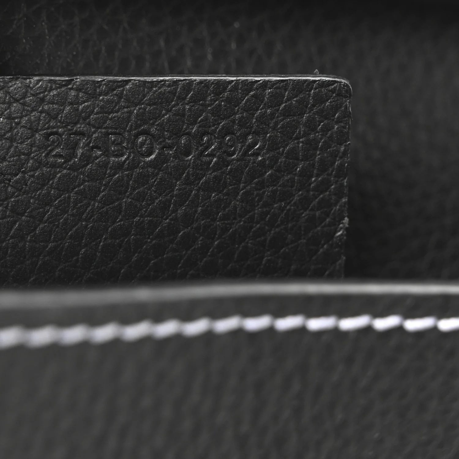 Grained Calfskin Mini Gallop Sling Bag Black - Image 7