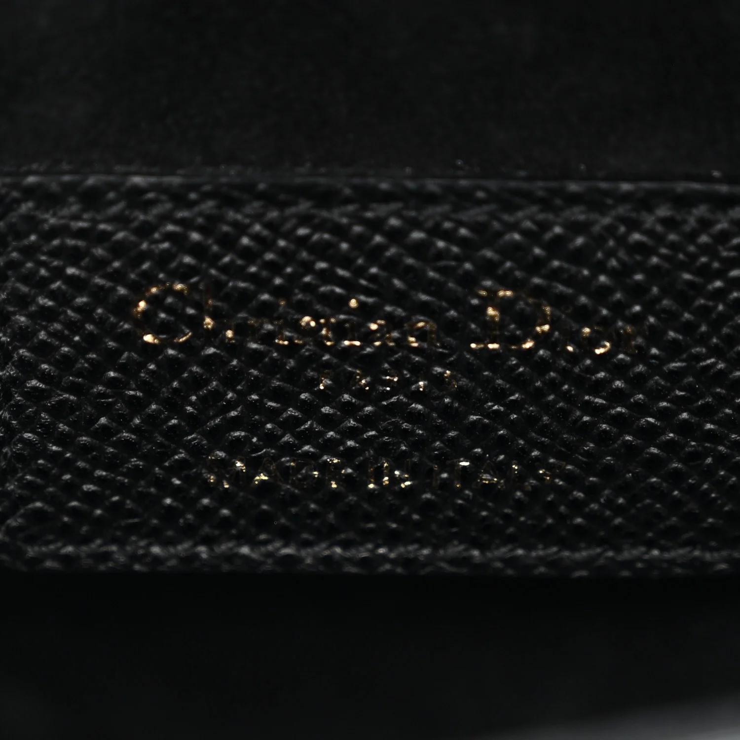 Grained Calfskin Mini Saddle Bag Black - Image 6