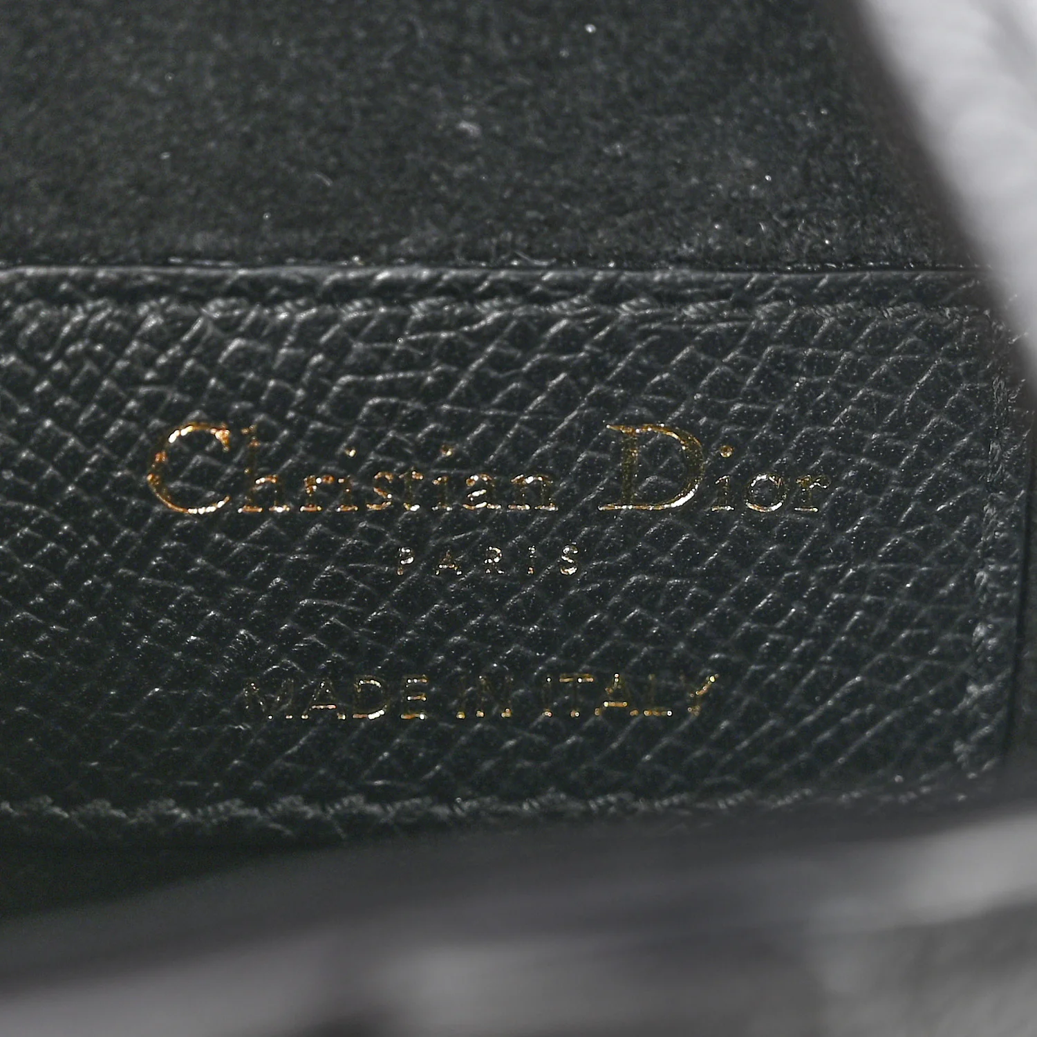 Grained Calfskin Mini Saddle Bag With Strap Black - Image 6