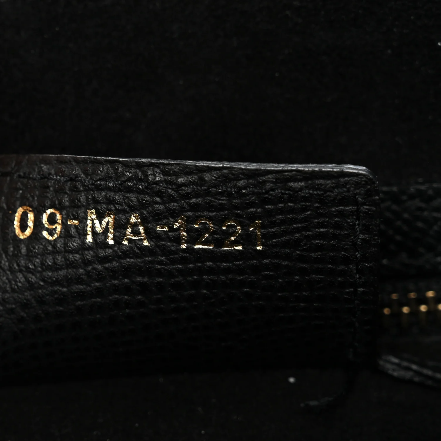 Grained Calfskin Saddle Bag Black - Image 7