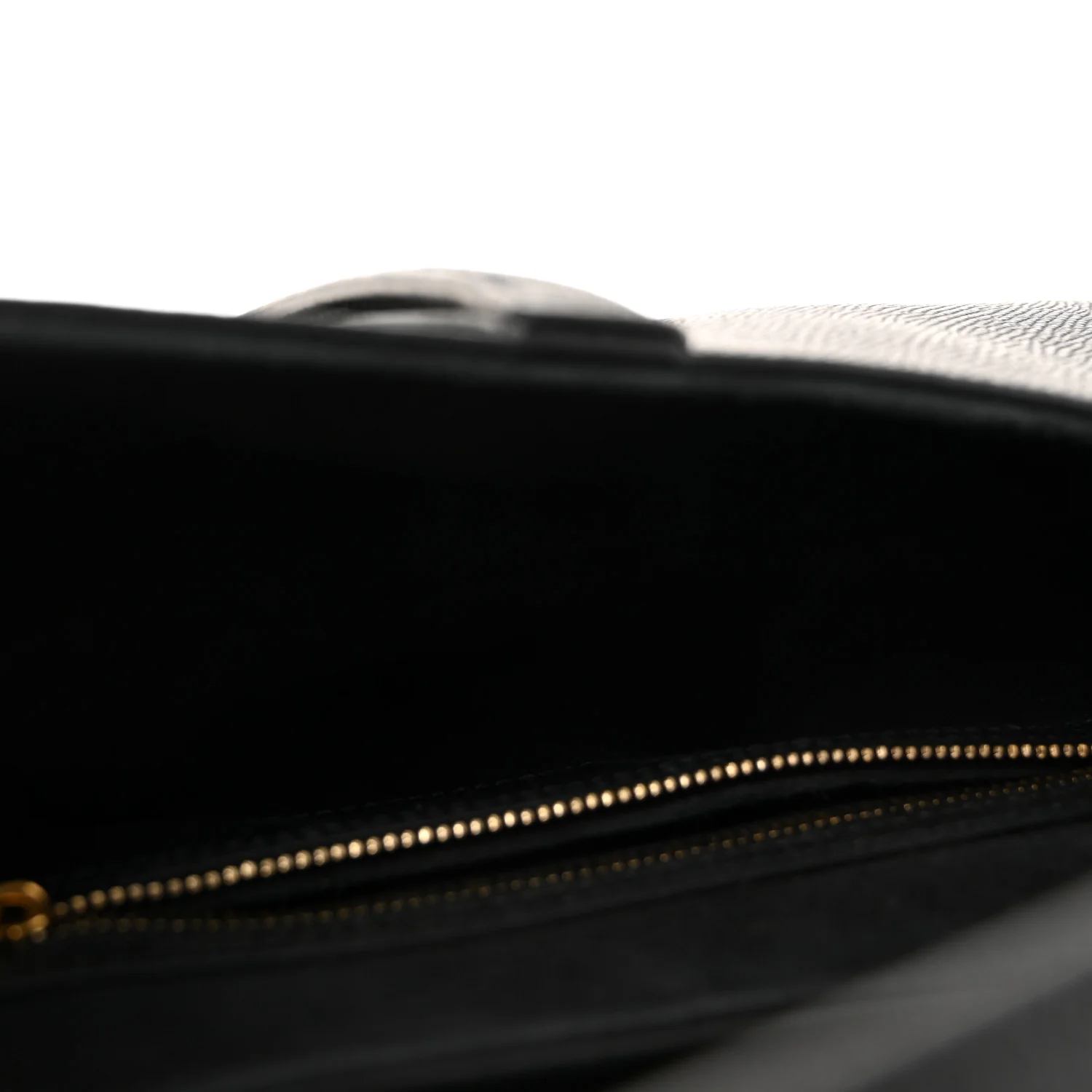 Grained Calfskin Saddle Bag Black - Image 5