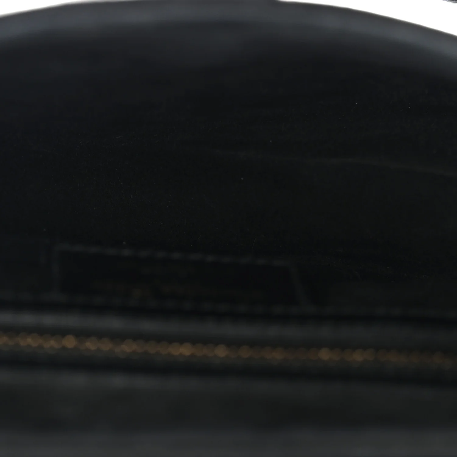 Grained Calfskin Saddle Bag Black - Image 5