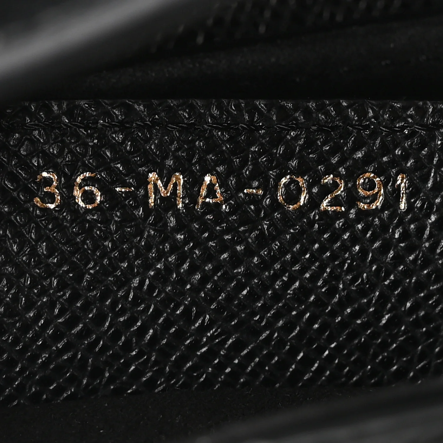 Grained Calfskin Saddle Bag Black - Image 7