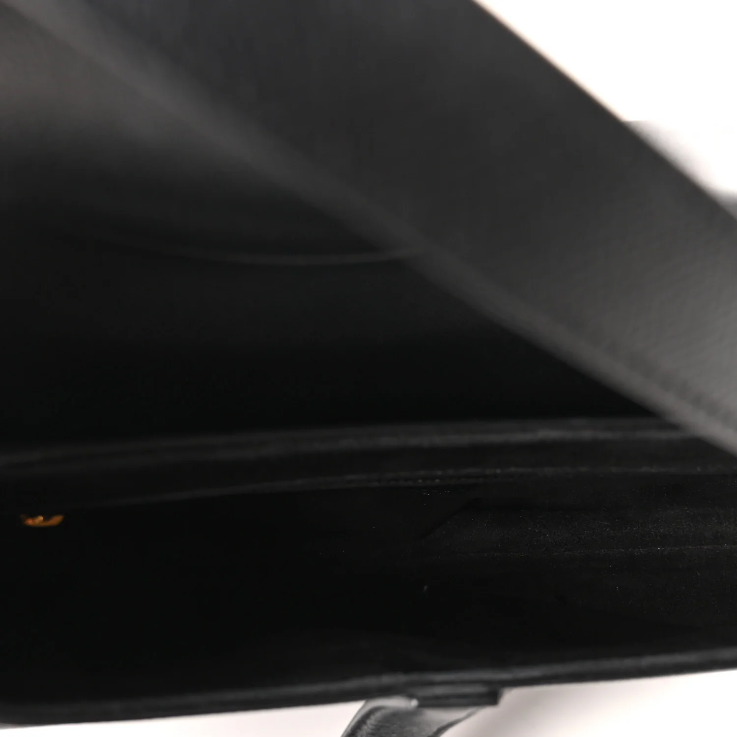 Grained Calfskin Saddle Bag Black - Image 5