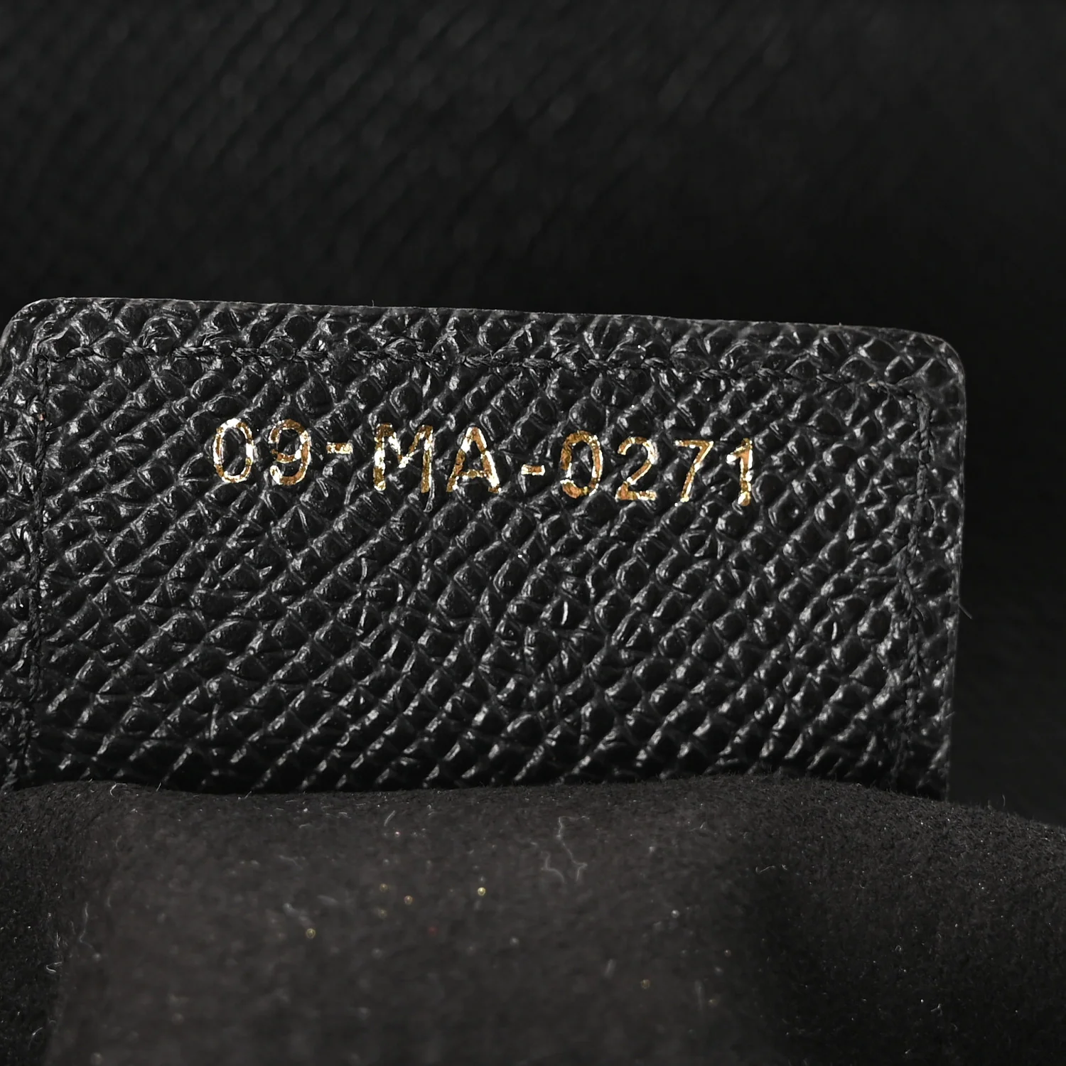 Grained Calfskin Saddle Bag Black - Image 7