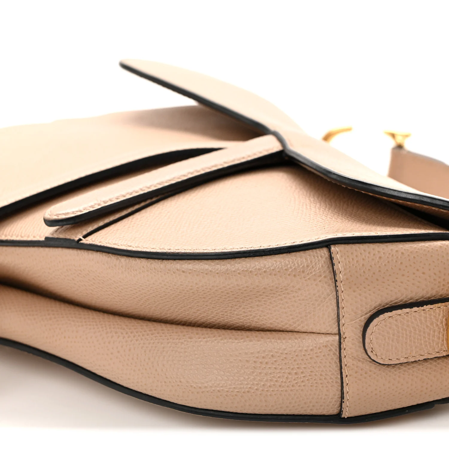 Grained Calfskin Saddle Bag Fard - Image 9
