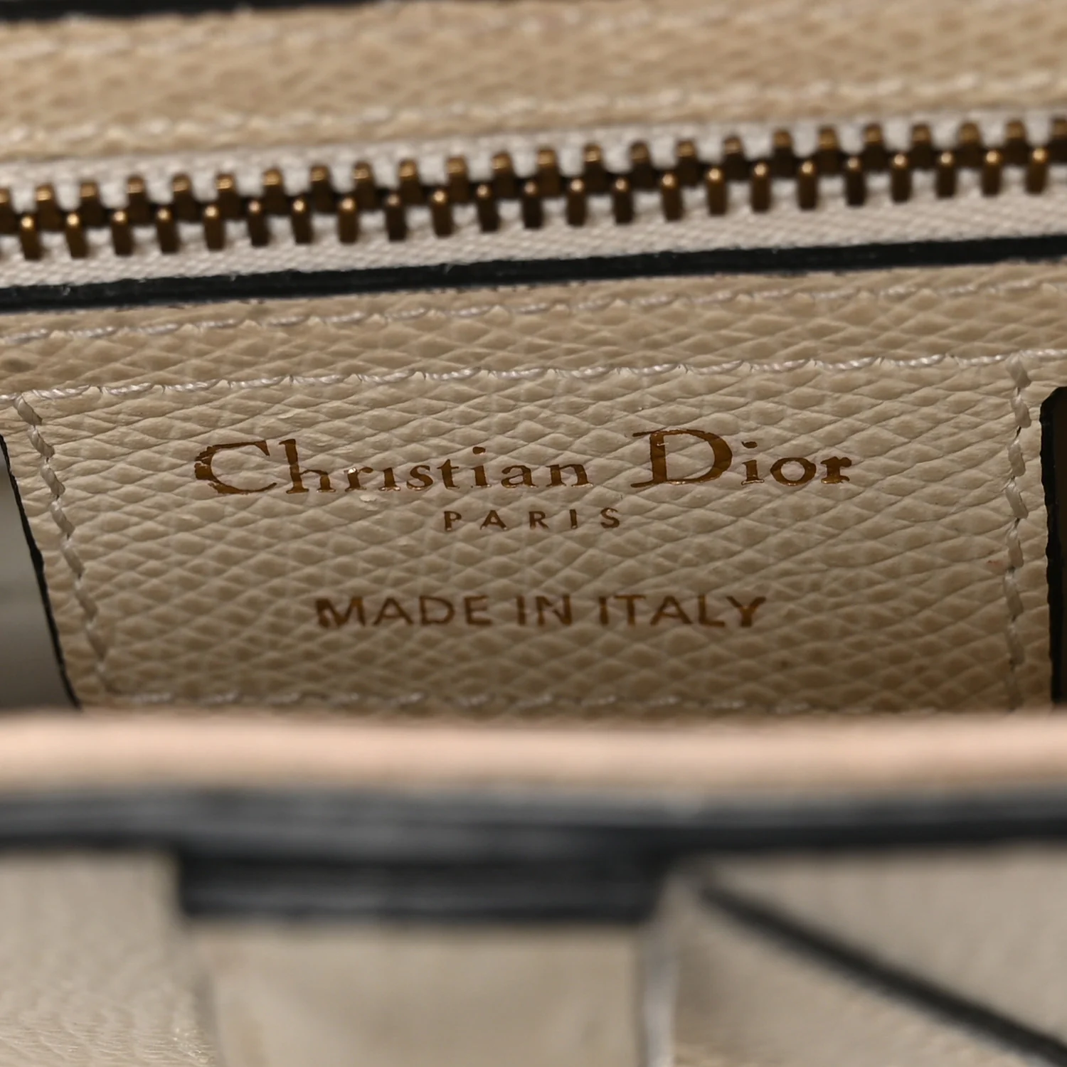 Grained Calfskin Saddle Bag White - Image 6