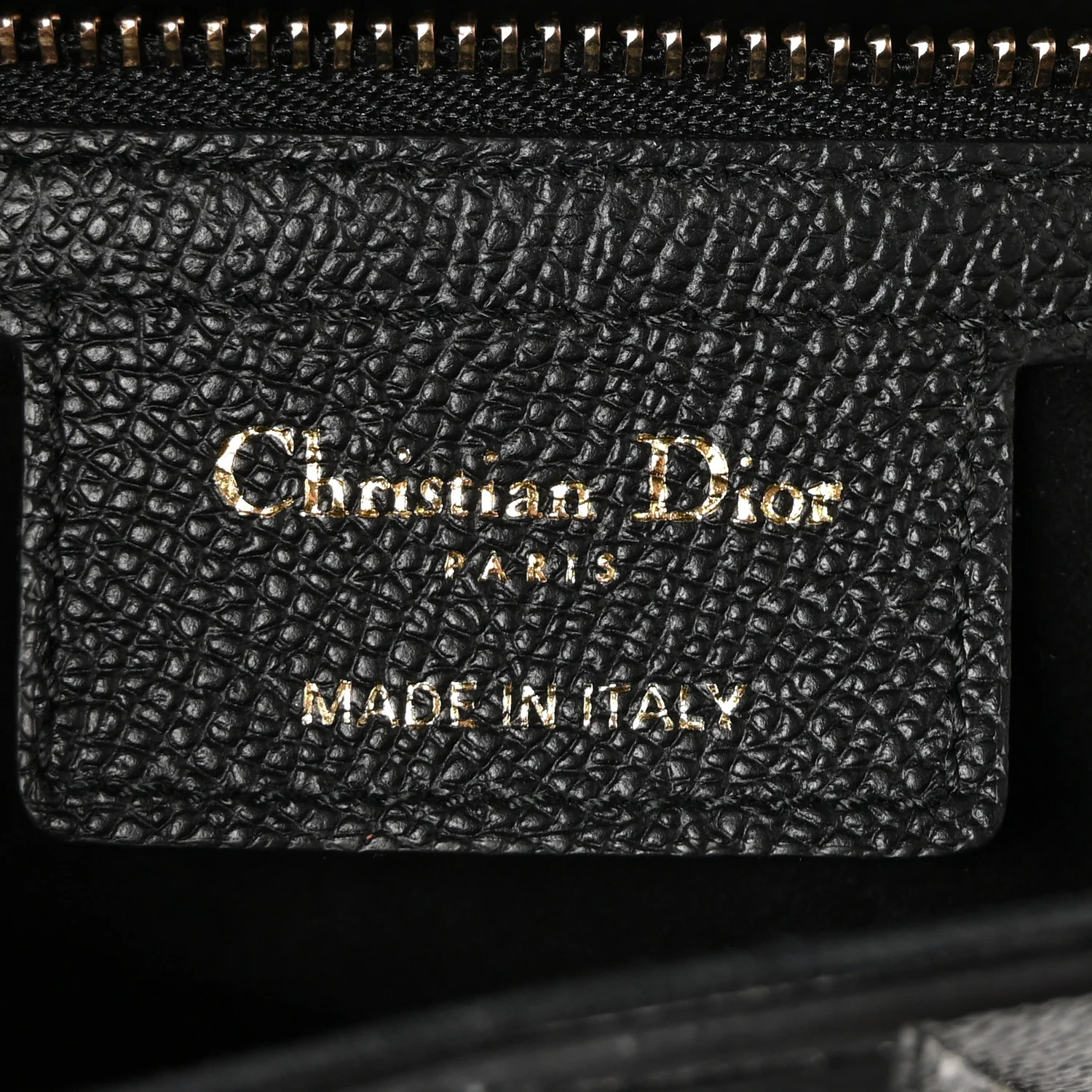 Grained Calfskin Saddle Bag With Strap Black - Image 6