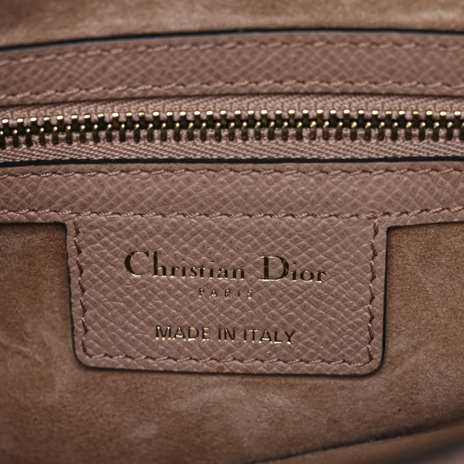 Grained Calfskin Saddle Bag With Strap Blush - Image 6