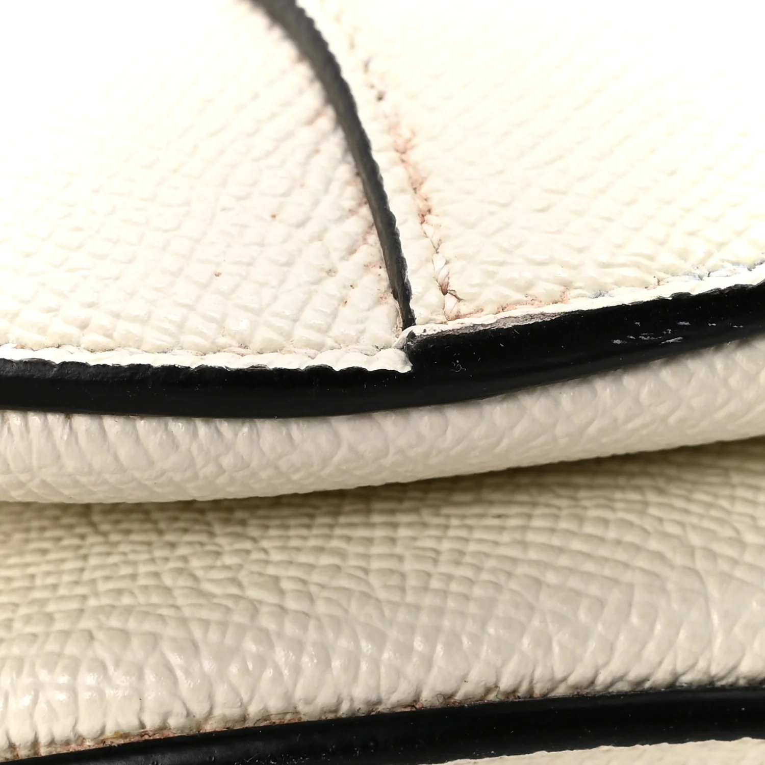 Grained Calfskin Saddle Bag With Strap Latte - Image 14