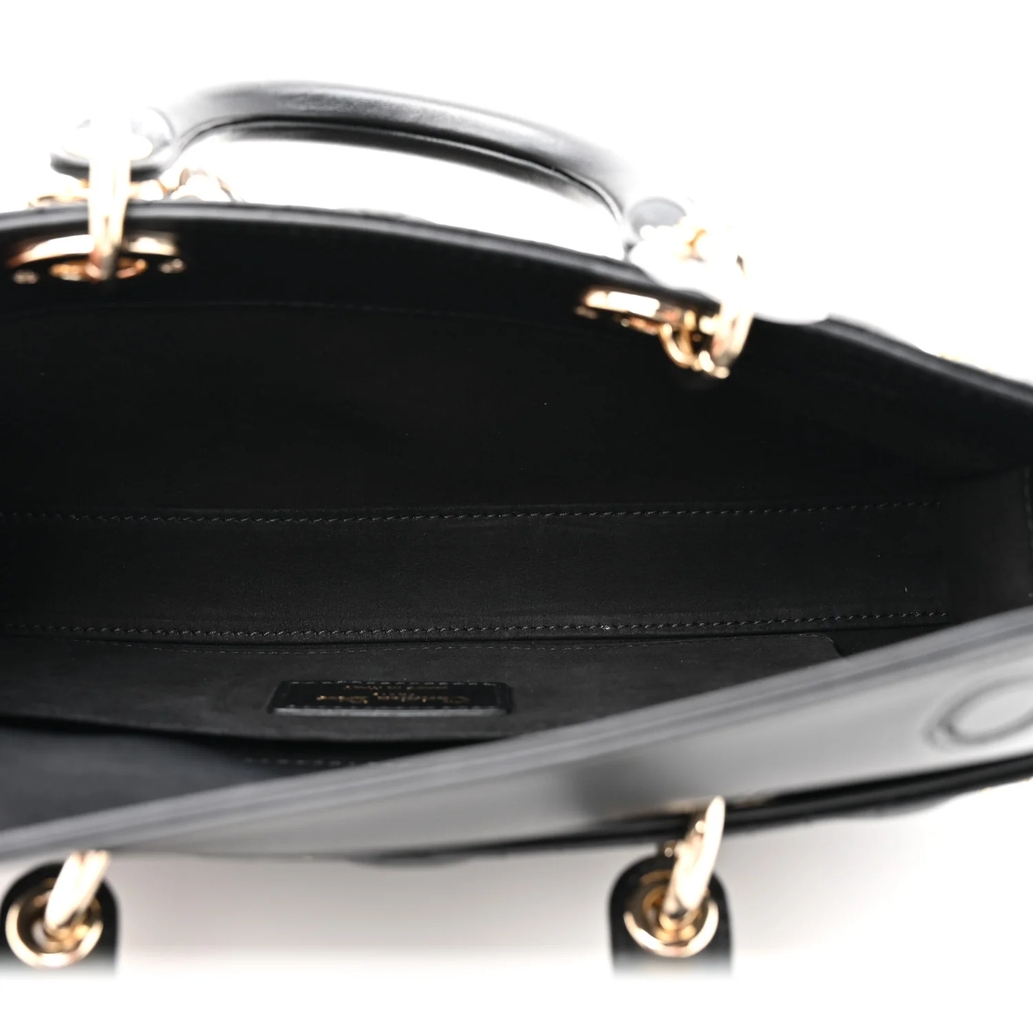Lambskin Butterfly Cannage Lady D-Joy Black - Image 5