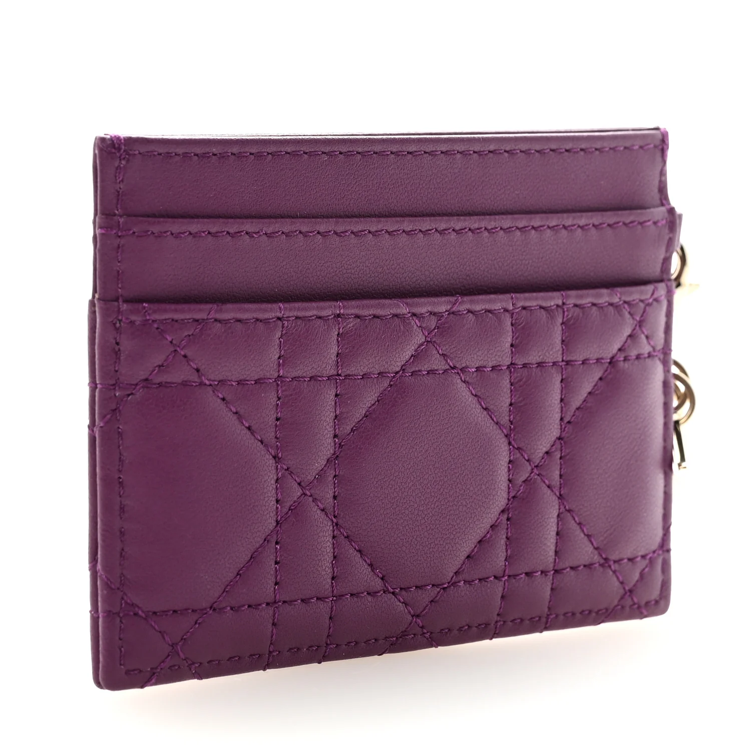 Lambskin Cannage Lady Dior Card Holder More - Image 3