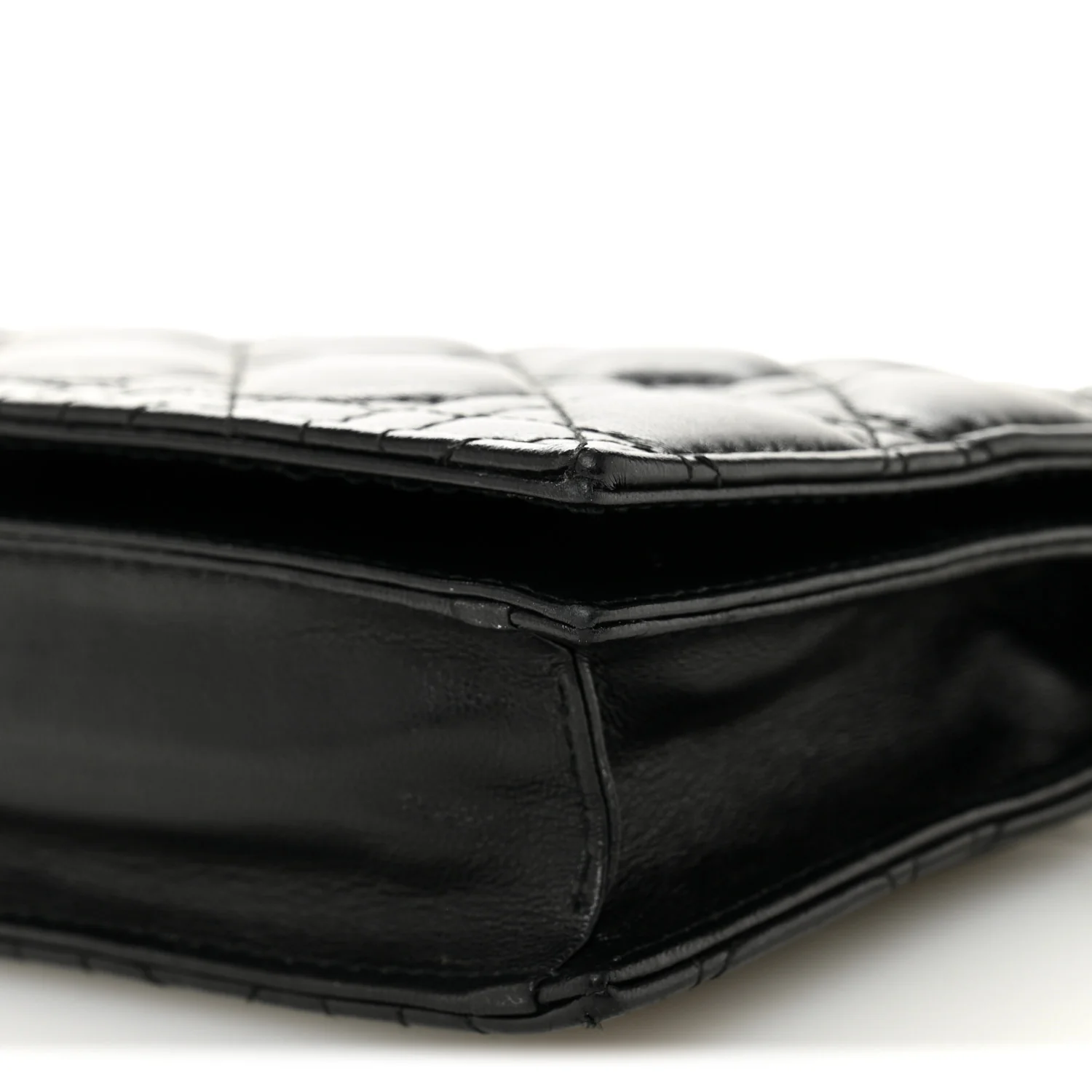 Lambskin Cannage Lady Dior Convertible Clutch Black - Image 9