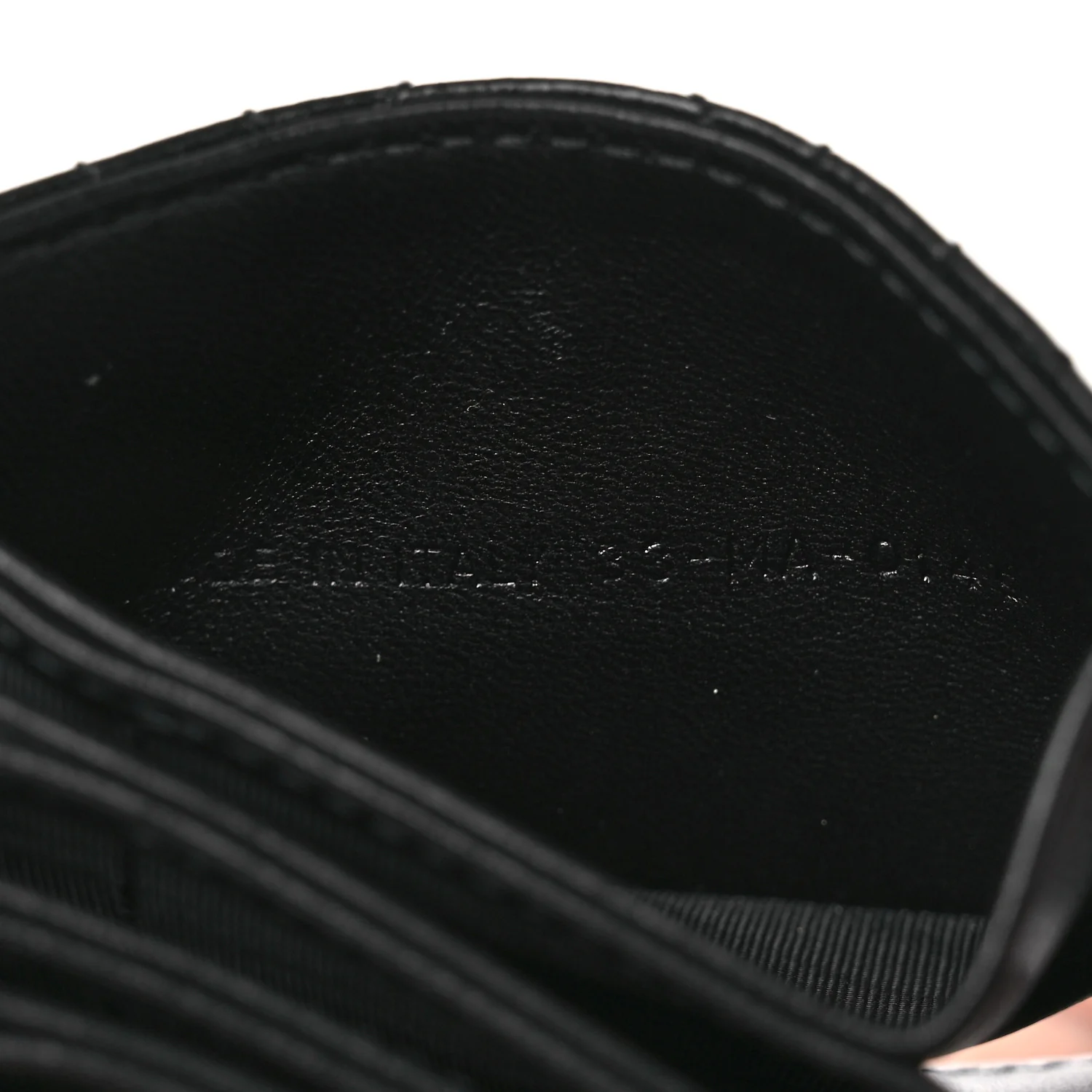 Lambskin Cannage Lady Dior Jasmine 5-Gusset Card Holder Black - Image 7