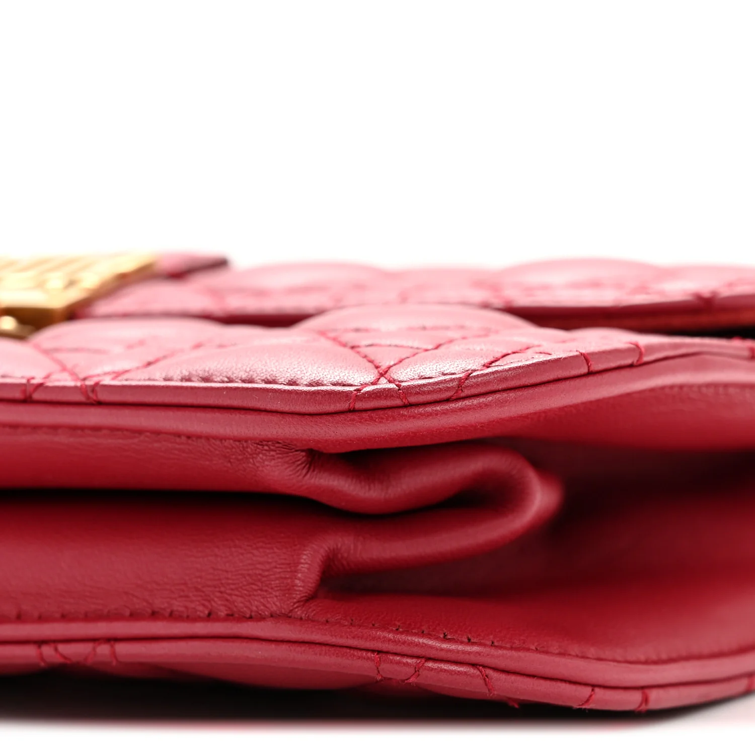 Lambskin Cannage Large Dioraddict Flap Red - Image 28